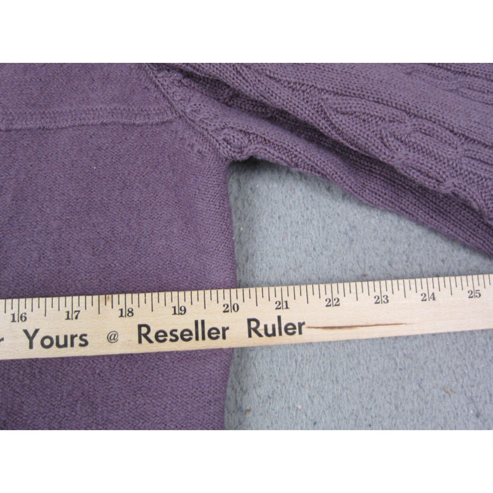 Pendleton VINTAGE Pendleton Cardigan Womens M Purple Wool Knit Sweater Full Zip 80s 90s City Classic Size M / US 6-8 / IT 42-44 - 7 Thumbnail