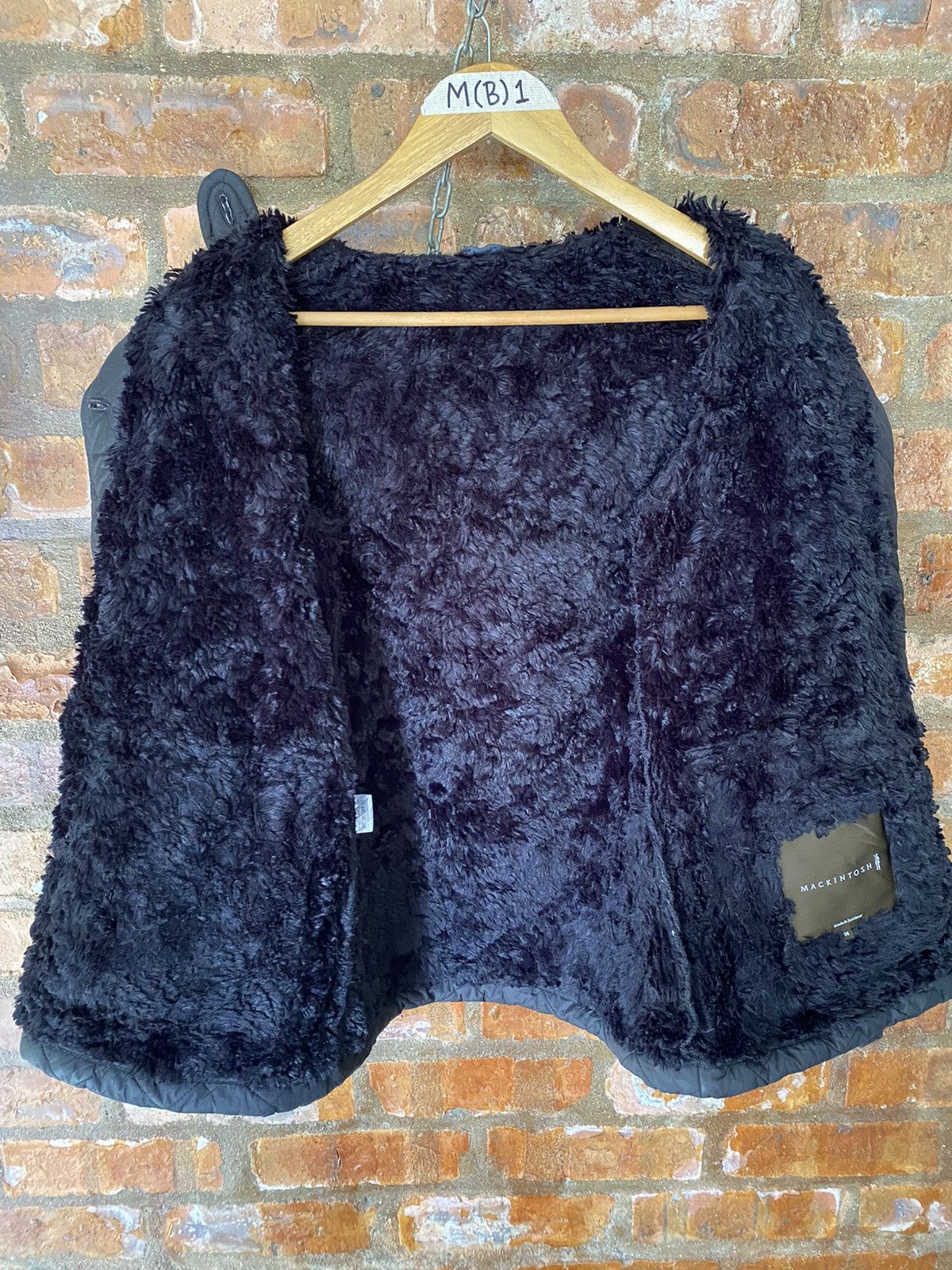 Japanese Brand × Mackintosh Vtg Fur Quilted Diamond Jacket Size S / US 4 / IT 40 - 10 Thumbnail