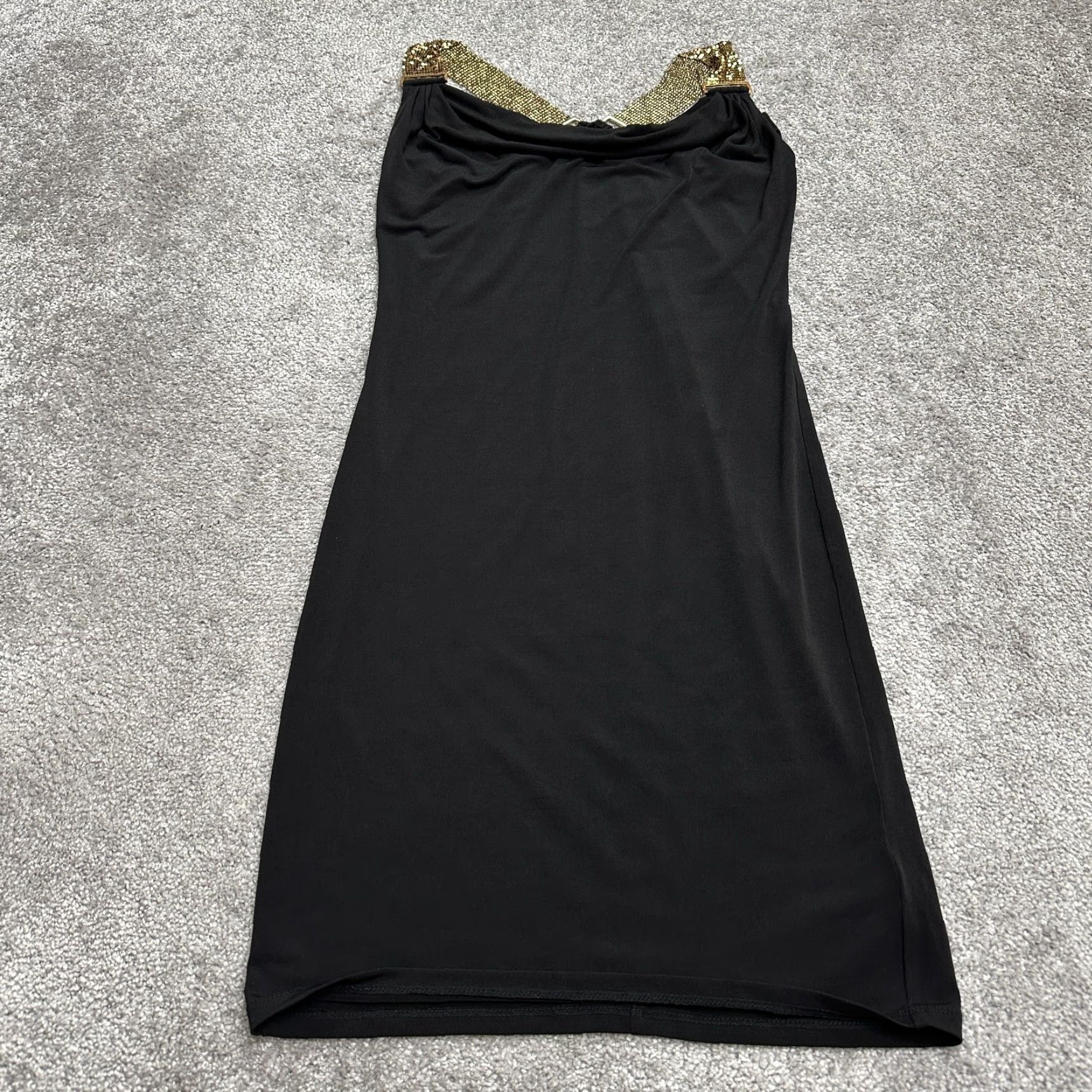 Michael Kors Michael Kors Embellished Pencil Midi Dress Women XXS Black Sleeveless Party Size XXS / US 00 / IT 34 - 2 Thumbnail