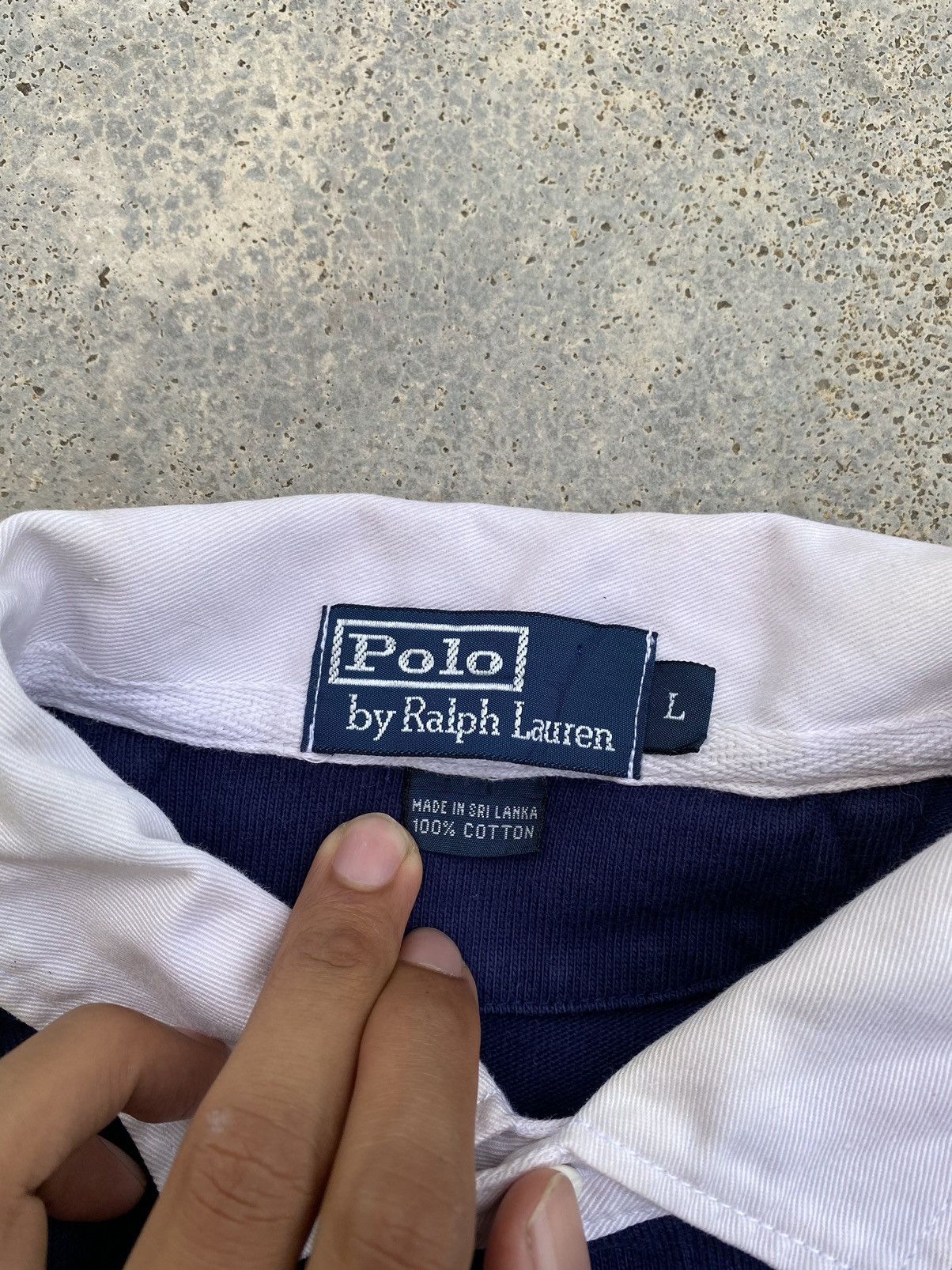 Polo Ralph Lauren Vintage Polo Ralph Lauren Rugby Long Sleeve polo shirt Size US L / EU 52-54 / 3 - 5 Thumbnail
