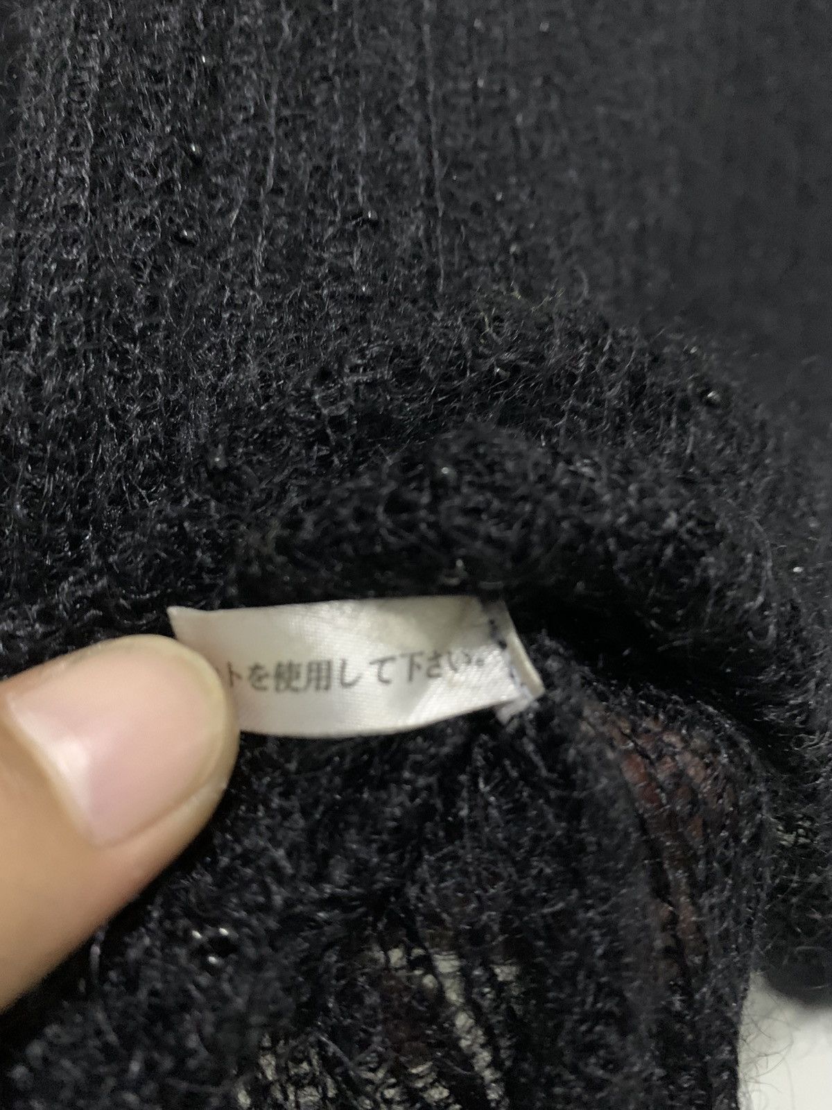 Japanese Brand TOUS LES DEUX Mohair Japenese Grungge Sheer Long Sleeve Size US M / EU 48-50 / 2 - 12 Thumbnail