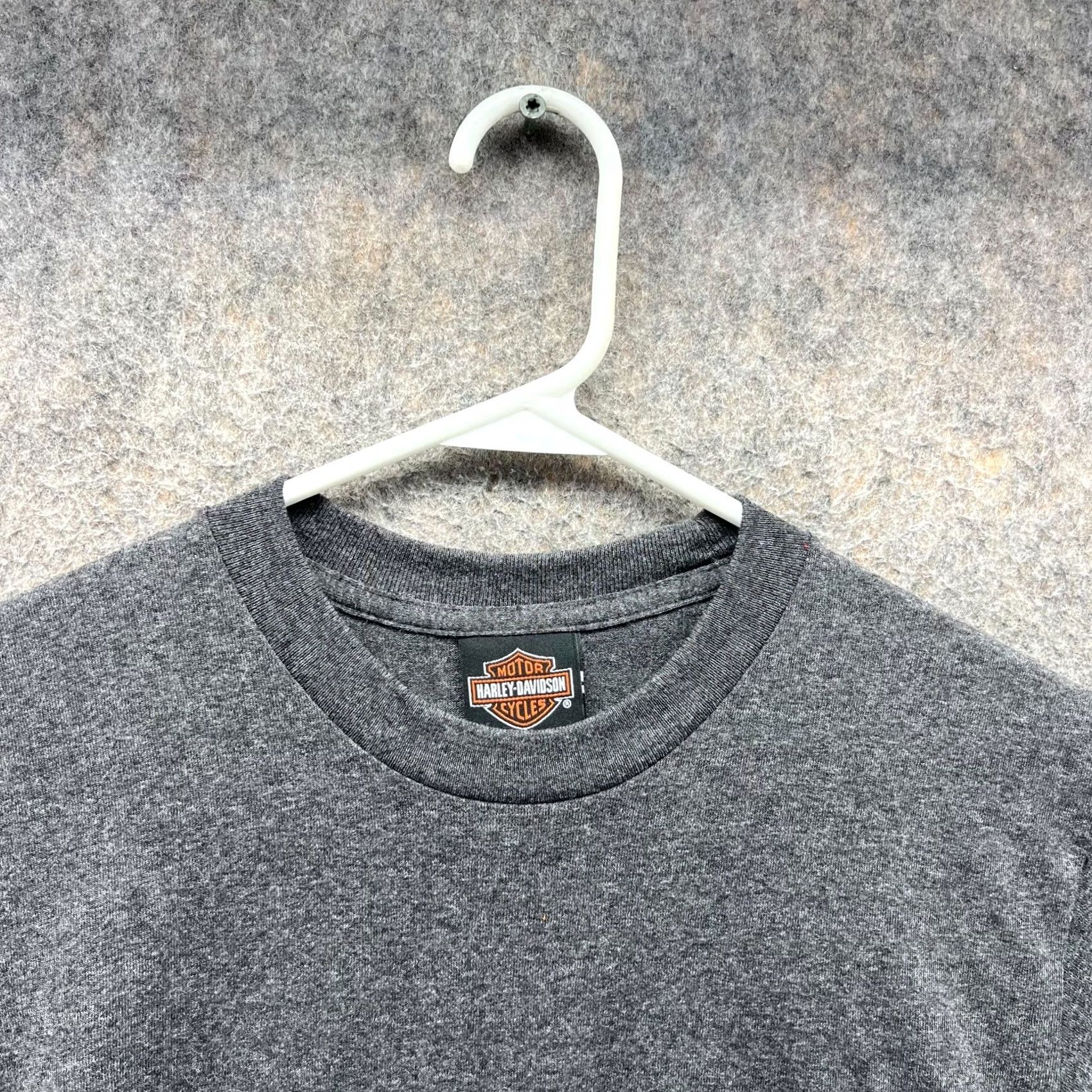 Harley Davidson Harley Davidson Shirt Men Small Heather Gray Crewneck Motorcycle Pocket 2018 Size US S / EU 44-46 / 1 - 4 Thumbnail