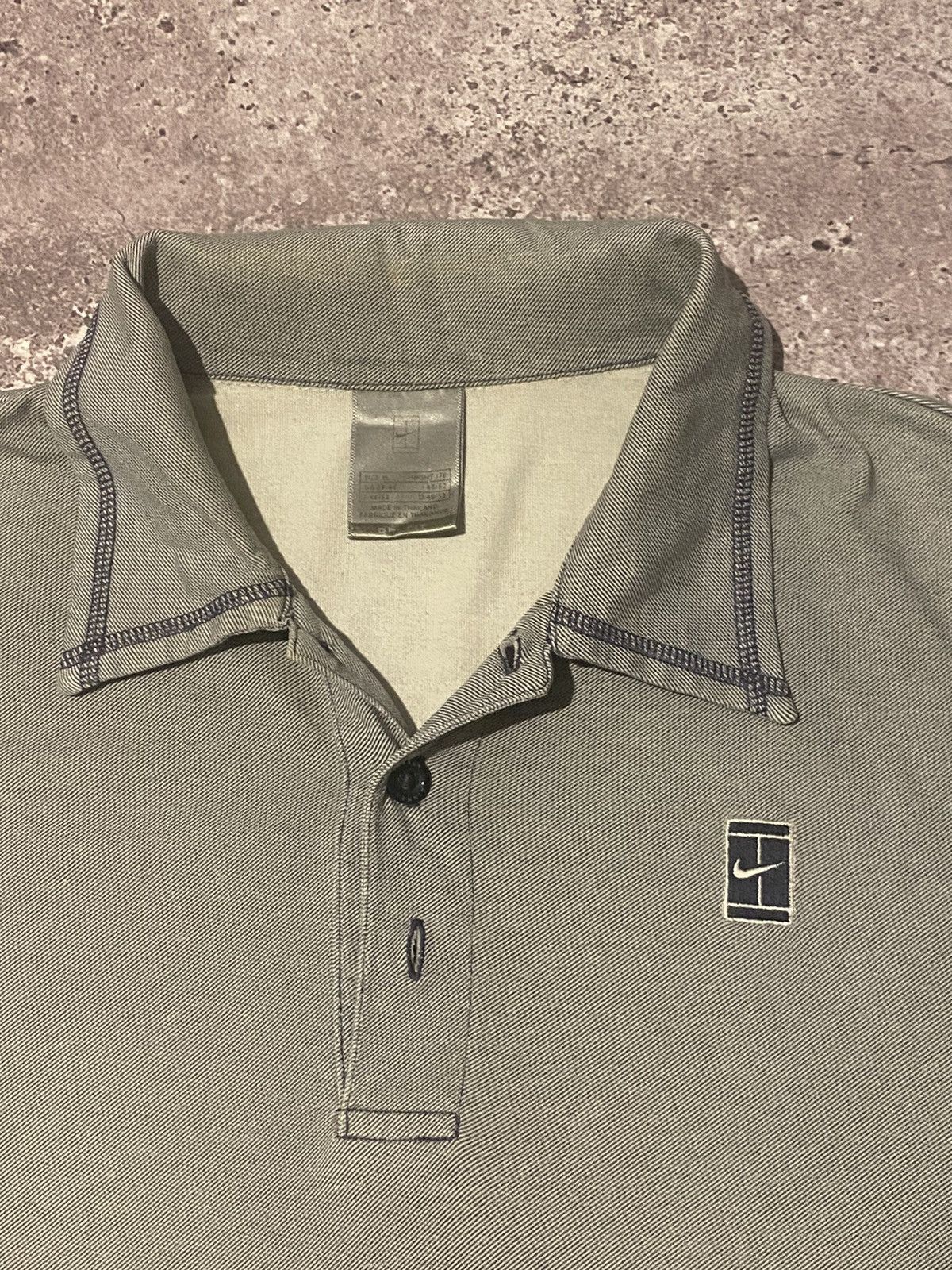 Nike × Vintage Nike vintage tennis swoosh dri-fit polo shirt Size US M / EU 48-50 / 2 - 3 Thumbnail
