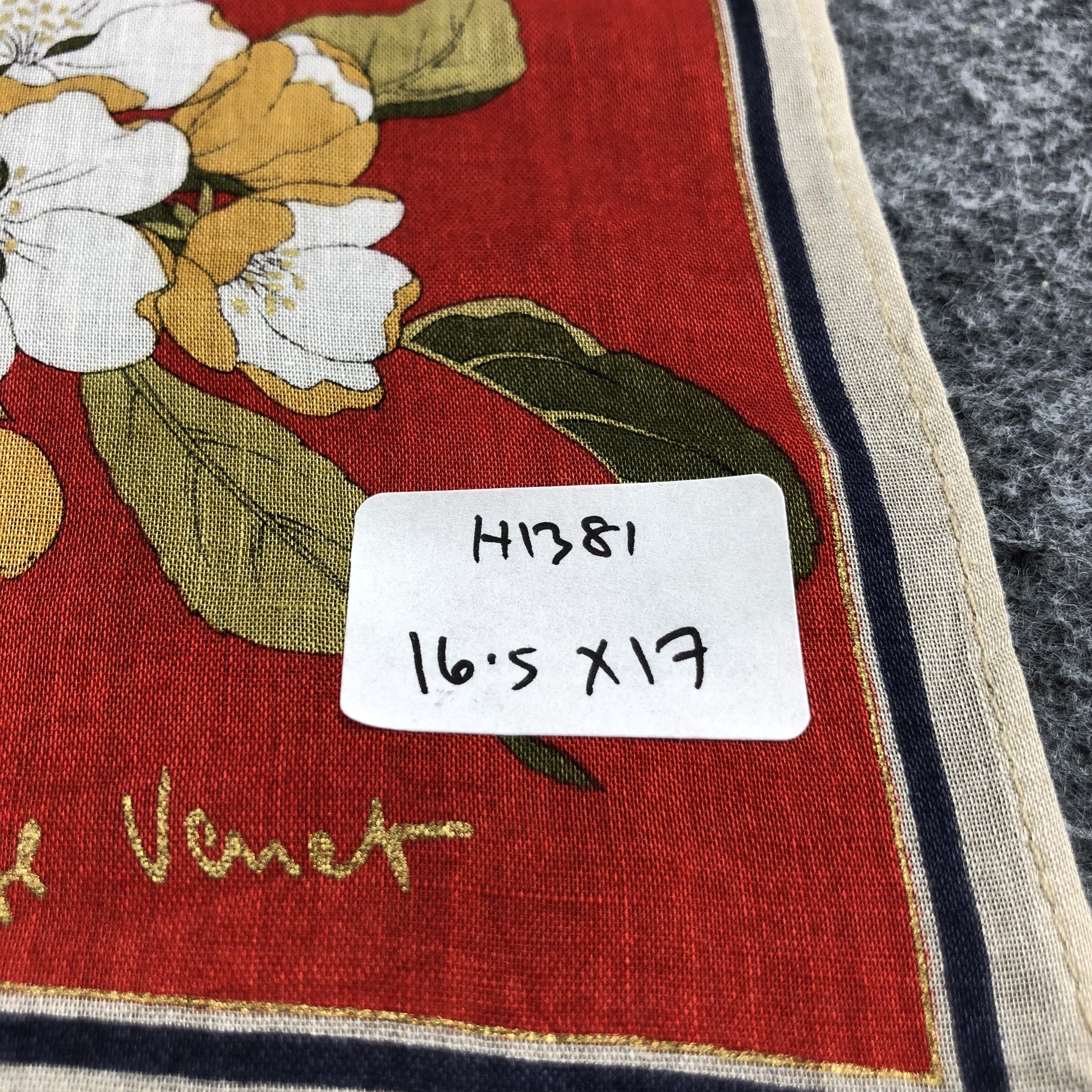 Vintage Philippe Venet Handkerchief Neckerchief Bandana H1381 Size ONE SIZE - 4 Thumbnail