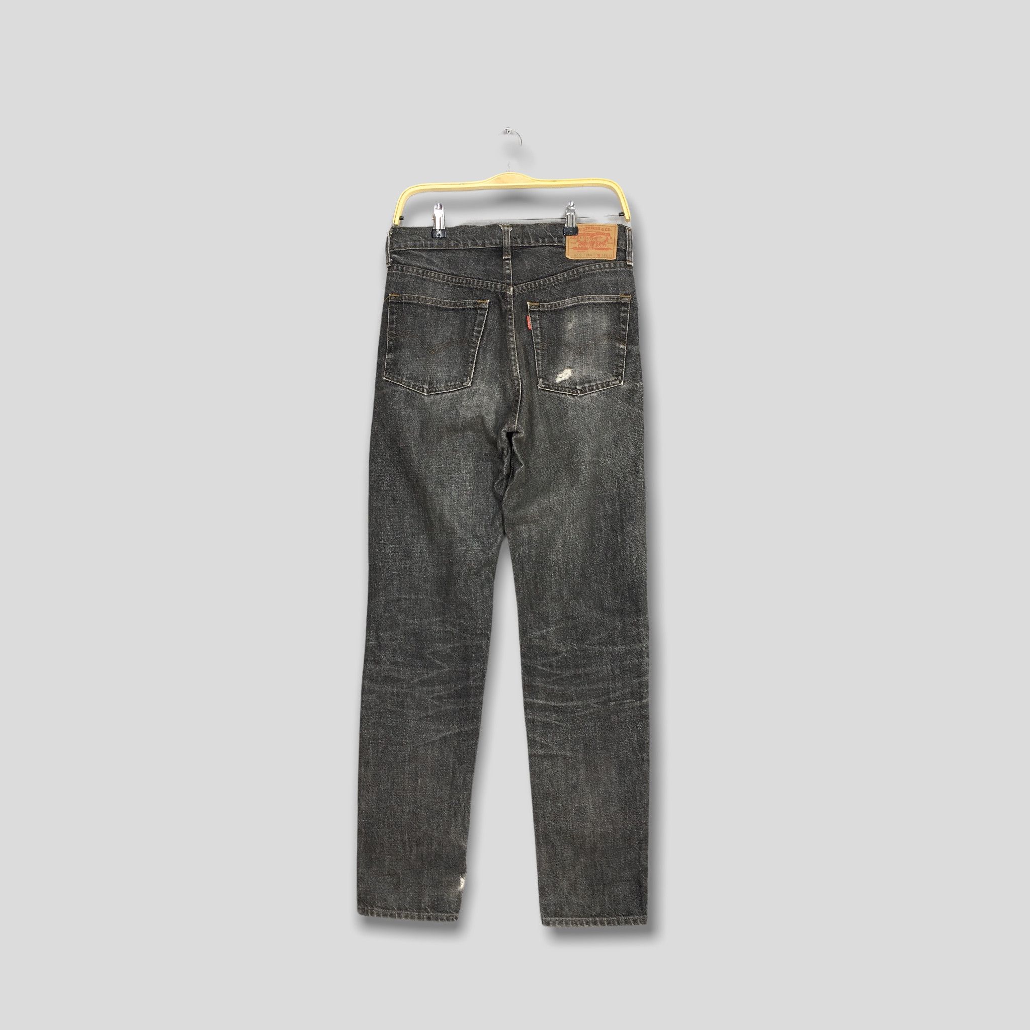 Jean × Levi's × Vintage Size 30x31 Vintage Levi's 603 Faded Black Jeans Size US 30 / EU 46 - 12 Thumbnail