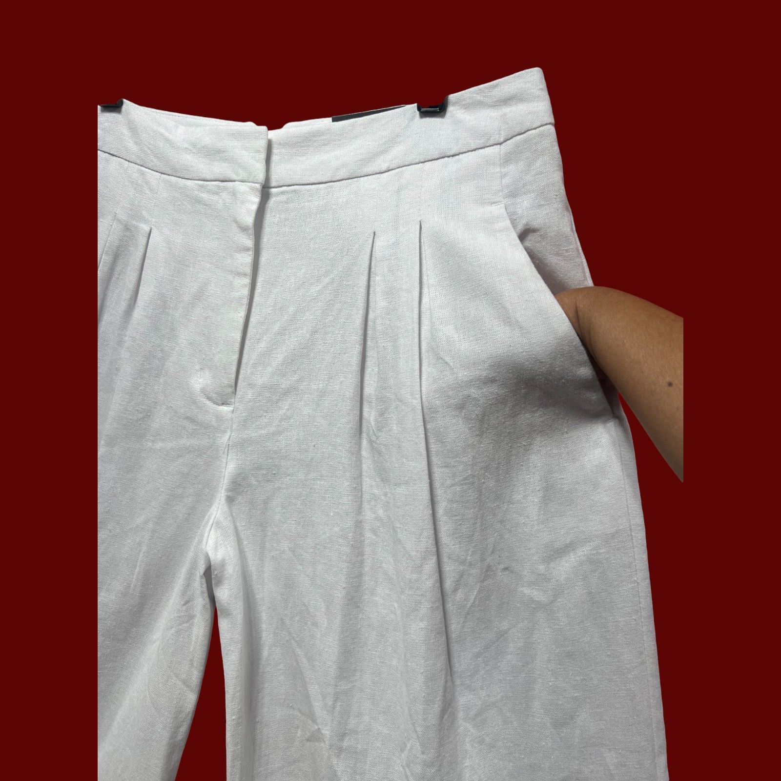 Worthington Worthington - Women's Mid-Rise Tall Cropped Pants - White - Size 26" / US 2 / IT 38 - 18 Thumbnail