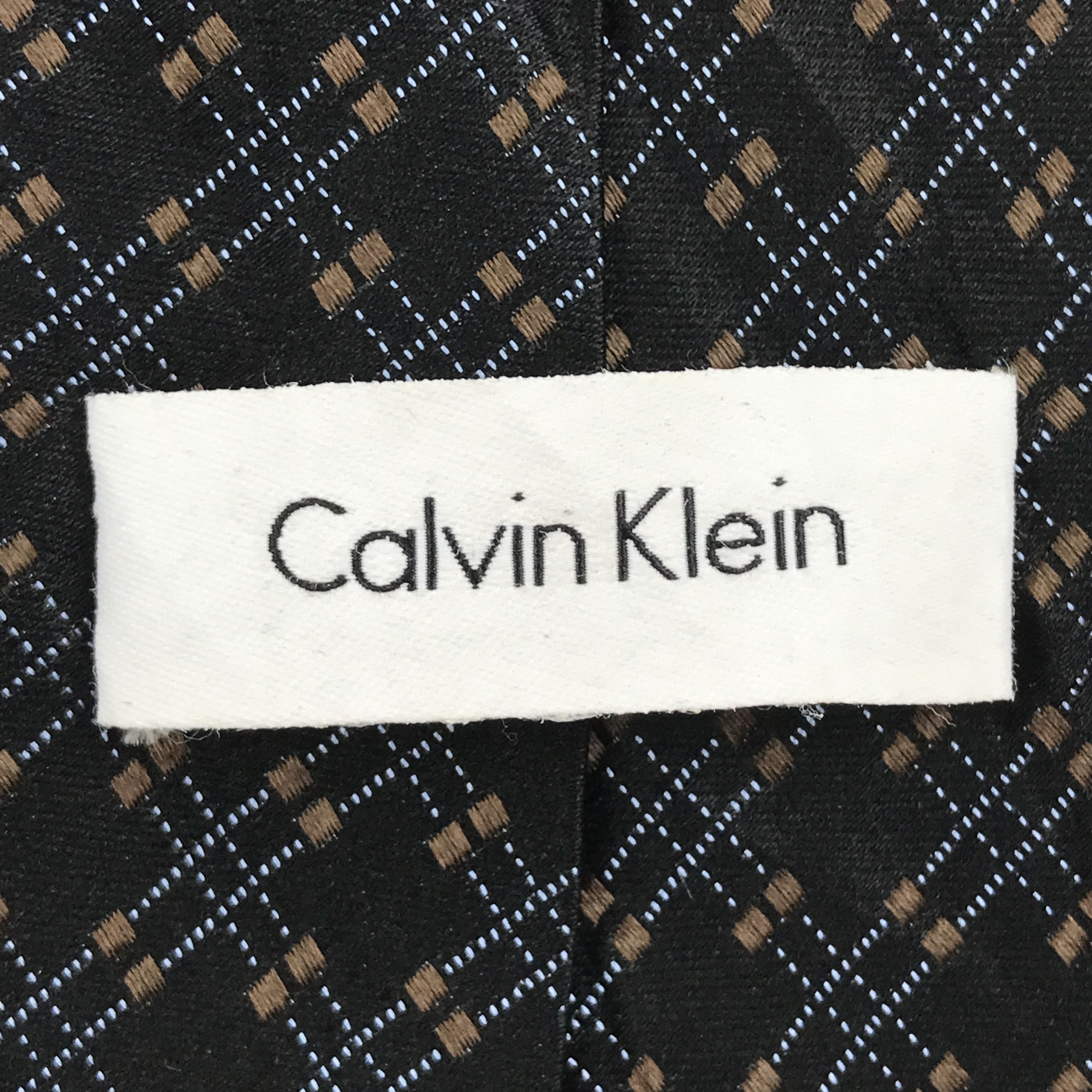 Calvin Klein × Designer × Vintage Vintage Calvin Klein Silk Necktie Size ONE SIZE - 8 Thumbnail