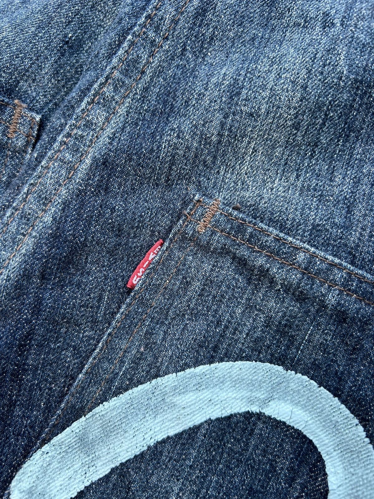 Evisu × Japanese Brand RARE!!! Vintage Evisu Japan Seagull Blue Denim Coverall Size US 38 / EU 54 - 13 Thumbnail