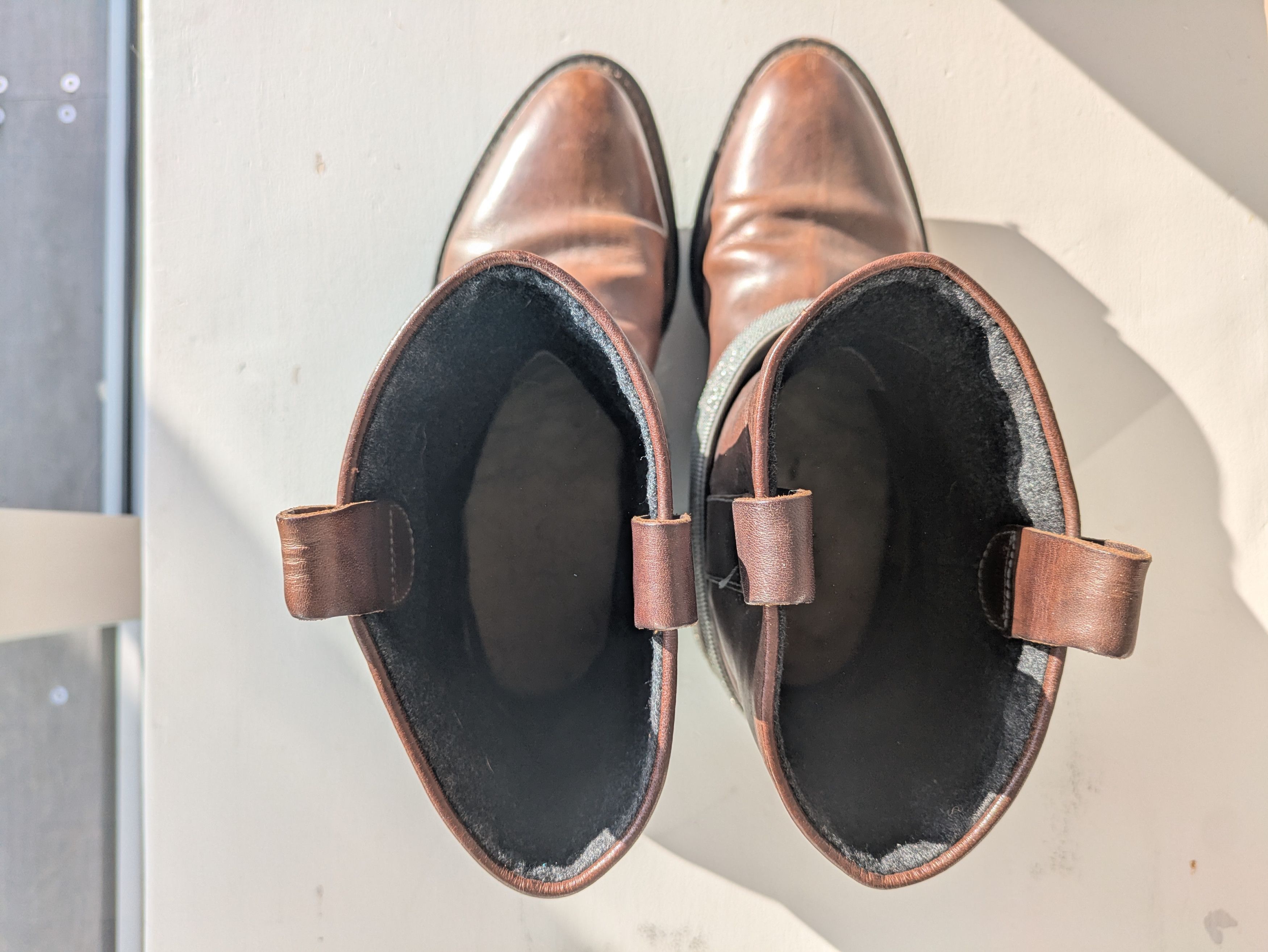 Brunello Cucinelli Brown leather boots with strap Size US 8.5 / IT 38.5 - 5 Thumbnail