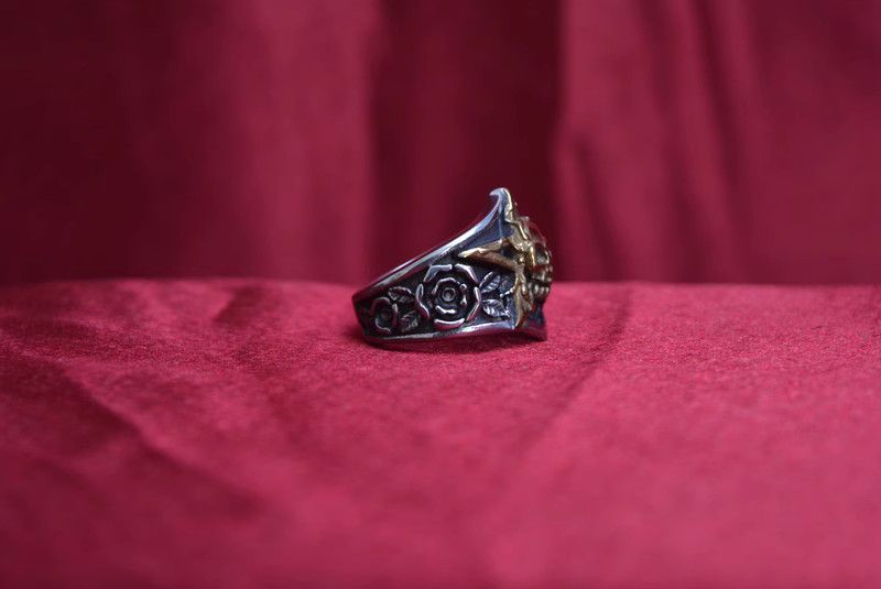 Jewelry Skull New Trend Jewelry Rings Open Chrome Ring (Size 7-13) Size ONE SIZE - 5 Thumbnail
