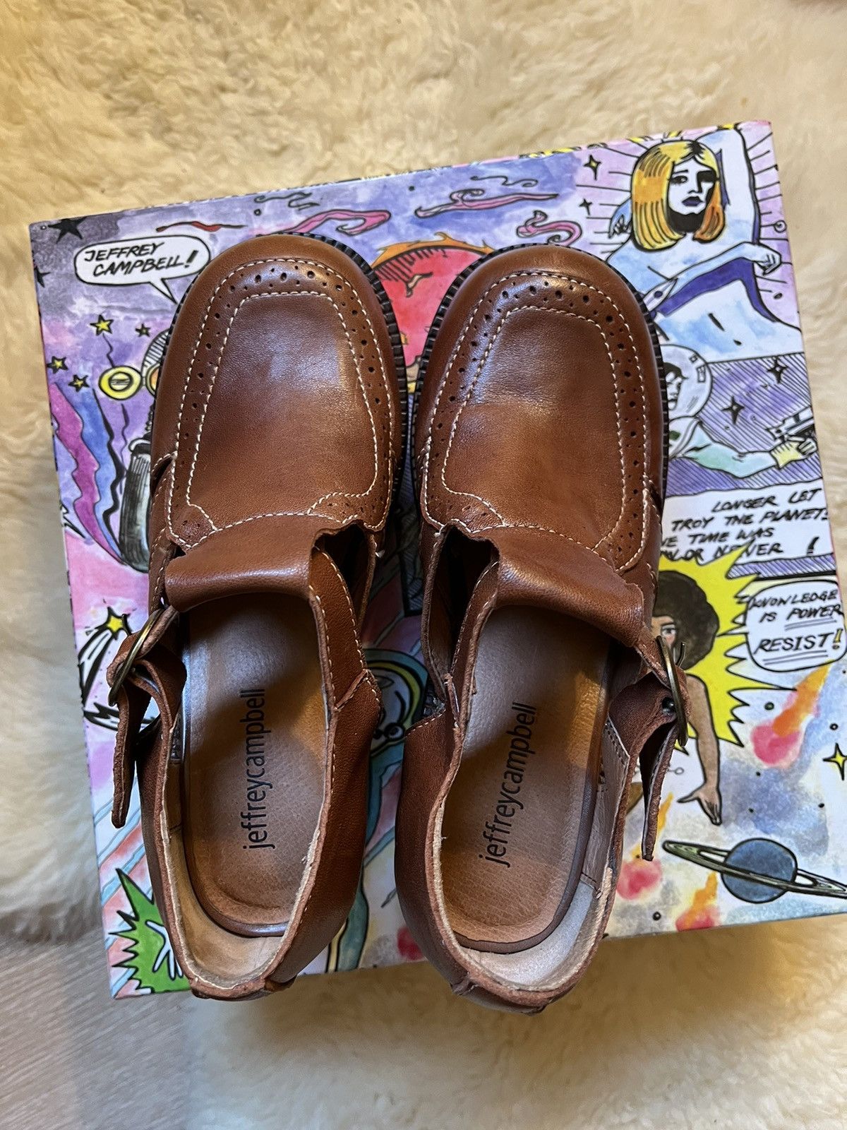 Jeffrey Campbell Jeffrey Campbell Heels - Concave, Tan Size US 6.5 / IT 36.5 - 3 Thumbnail