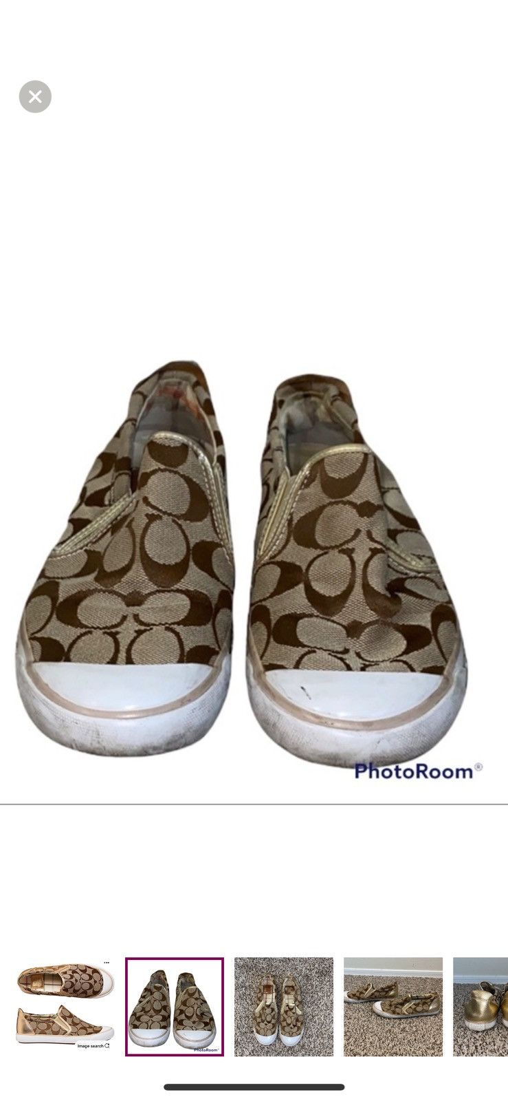Coach Coach Beale signature slip on loafer sneakers size 7 Size US 7 / IT 37 - 1 Thumbnail