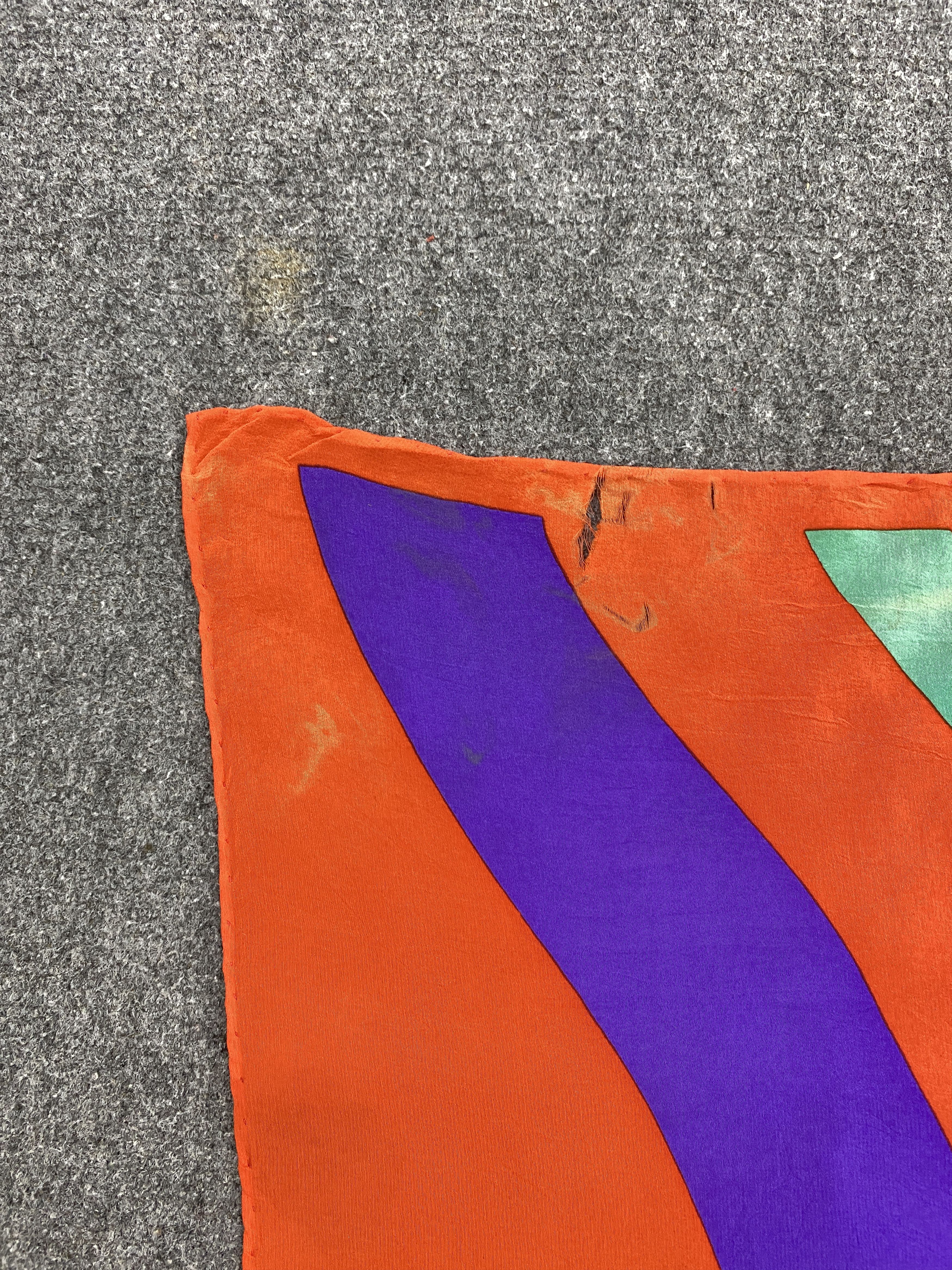 Laura Biagiotti Laura Biagiotti Multi Color Silk Scarf / Silk Shawl SN0231 Size ONE SIZE - 5 Thumbnail