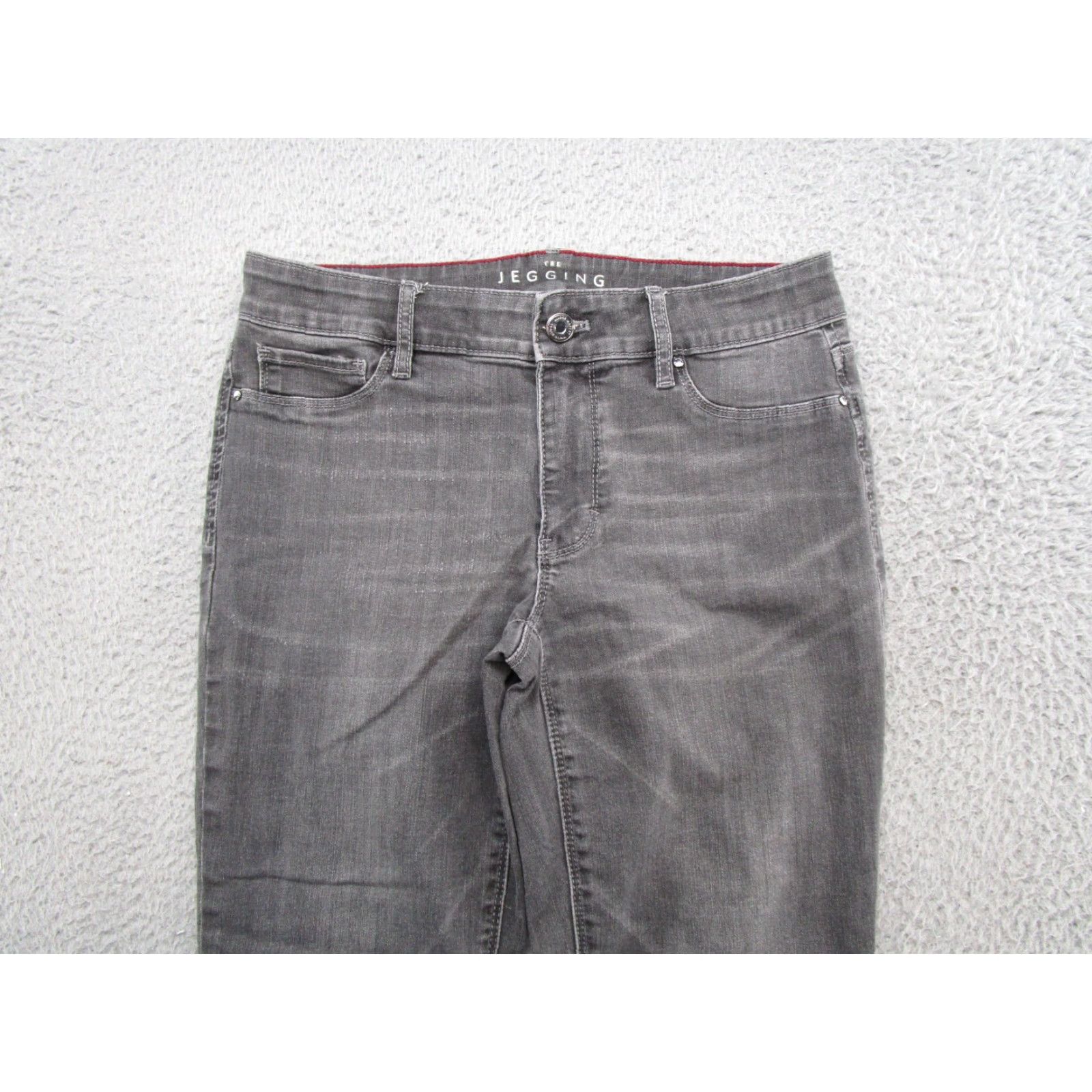 White House Black Market White House Black Market The Jegging Jeans Women's Size 4 Gray Stretch Size 27" / US 4 / IT 40 - 3 Thumbnail