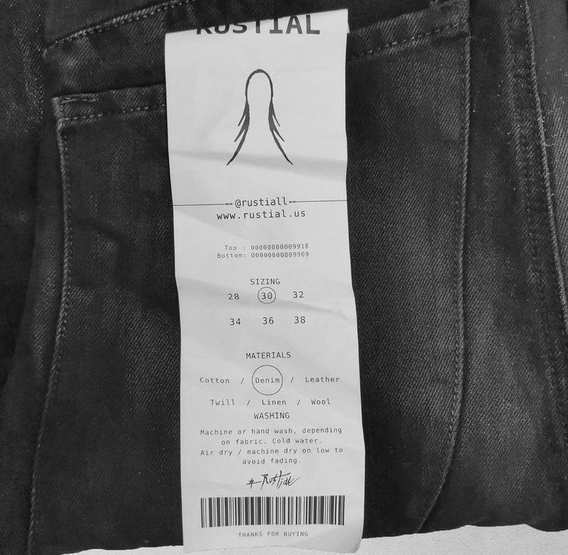 Other Rustial Symmetric Cut Waxed Denim Size US 36 / EU 52 - 6 Thumbnail