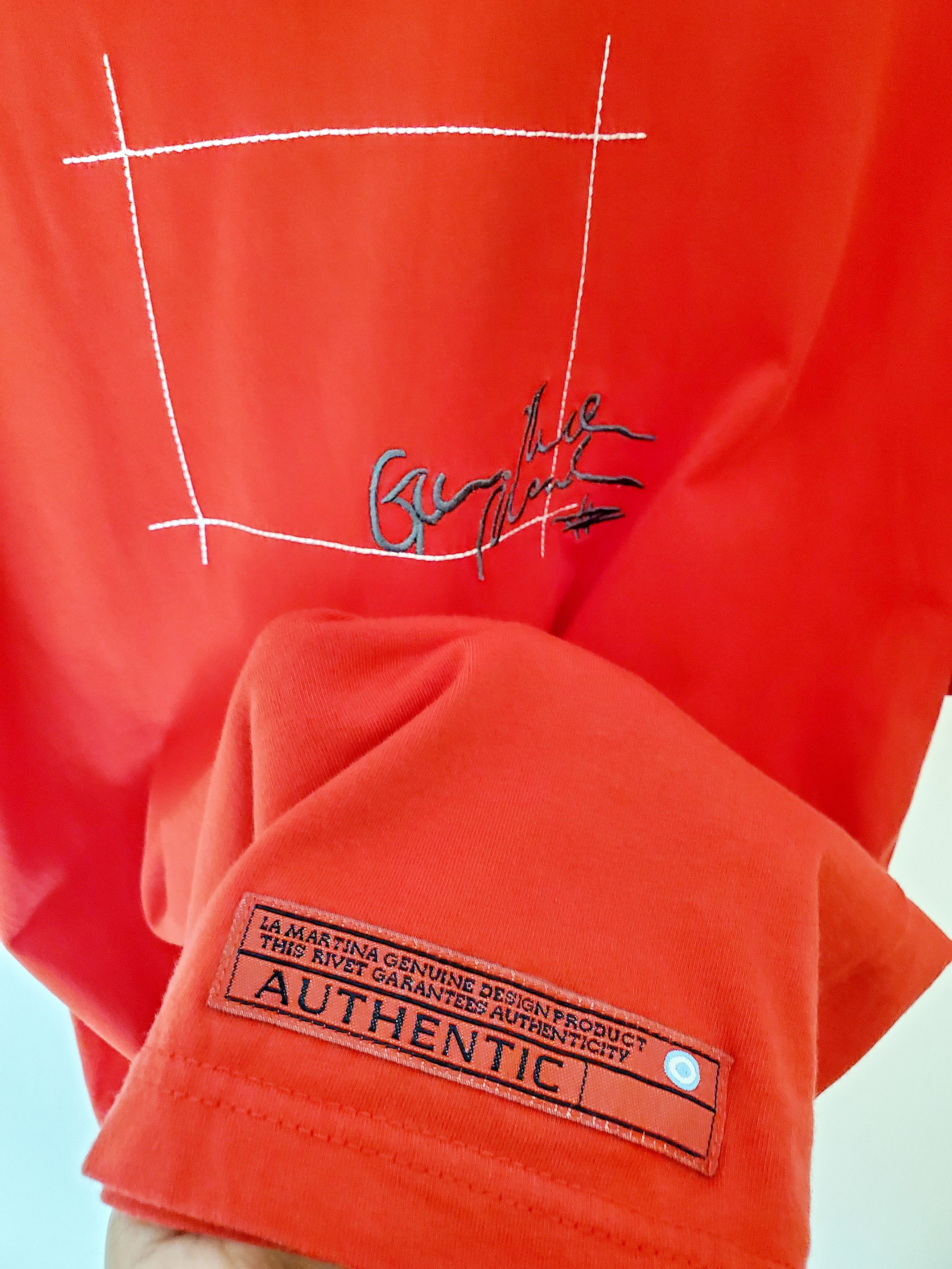 Japanese Brand × La Martina × Vintage LA Martina polo Argentino varsity match London Tshirt Xl Size US XL / EU 56 / 4 - 7 Thumbnail
