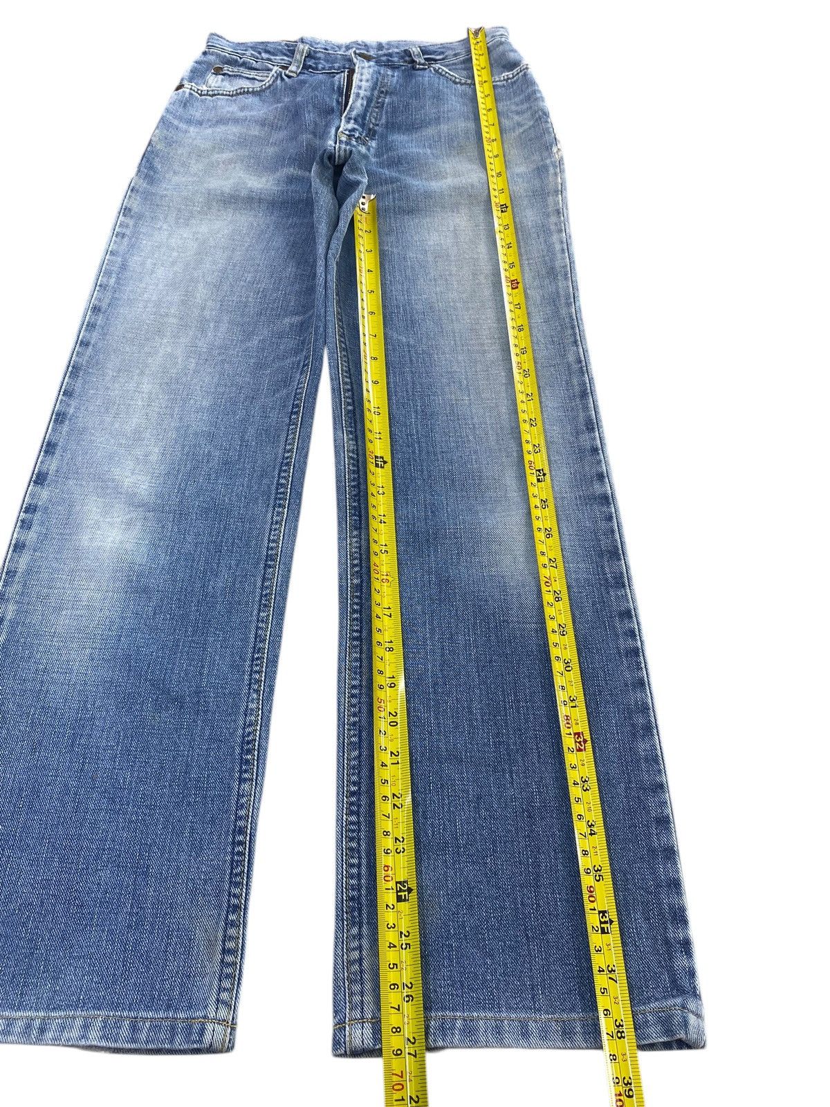 Lee Lee Riders Faded Blue Wash Style Loose Jeans Size US 26 / EU 42 - 7 Thumbnail