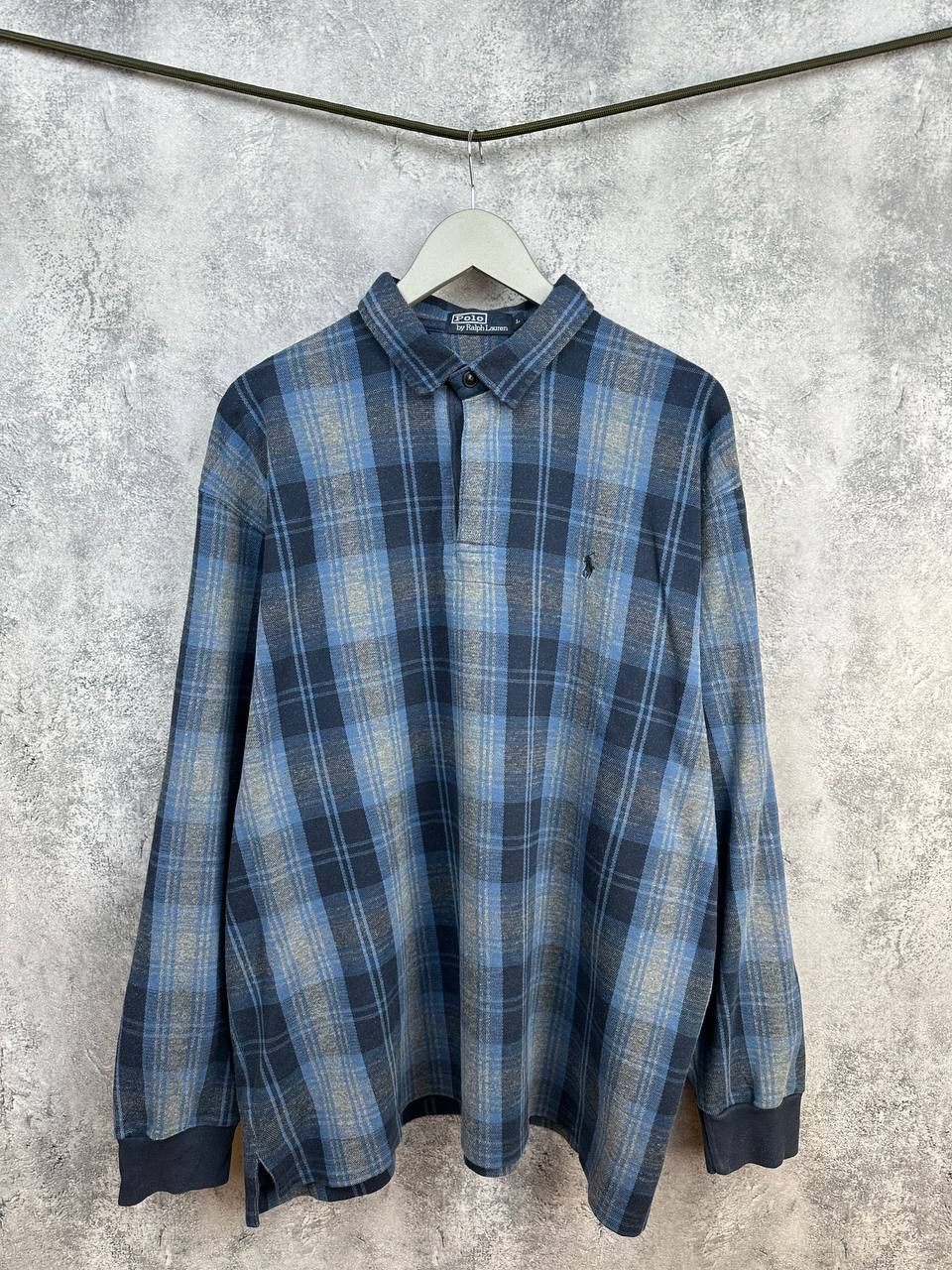 Polo Ralph Lauren Polo Ralph Lauren Vintage Tartan Plaid Hong Kong Polo Jumper Size US L / EU 52-54 / 3 - 1 Thumbnail
