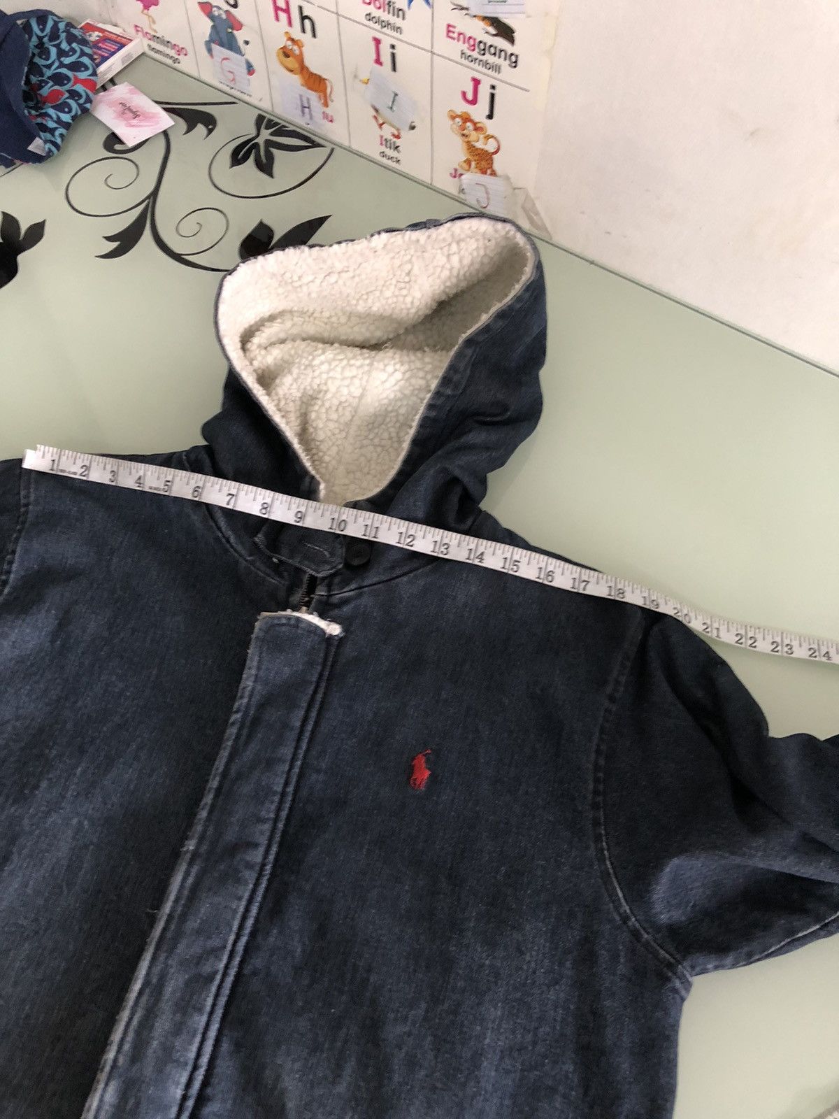 Polo Ralph Lauren Vintage Polo Ralph Lauren Denim Sherpa Jacket With Hoodie Size US XL / EU 56 / 4 - 19 Thumbnail
