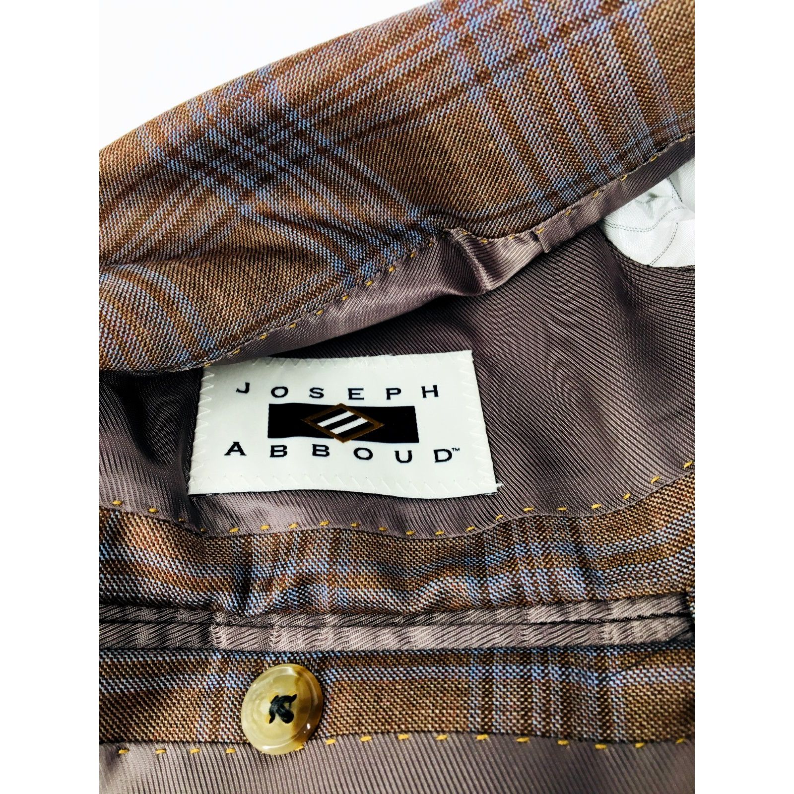 Joseph Abboud NWT 42L Joseph Abboud Ltd Edition Barbera Wool Sport Coat Size 42L - 4 Thumbnail
