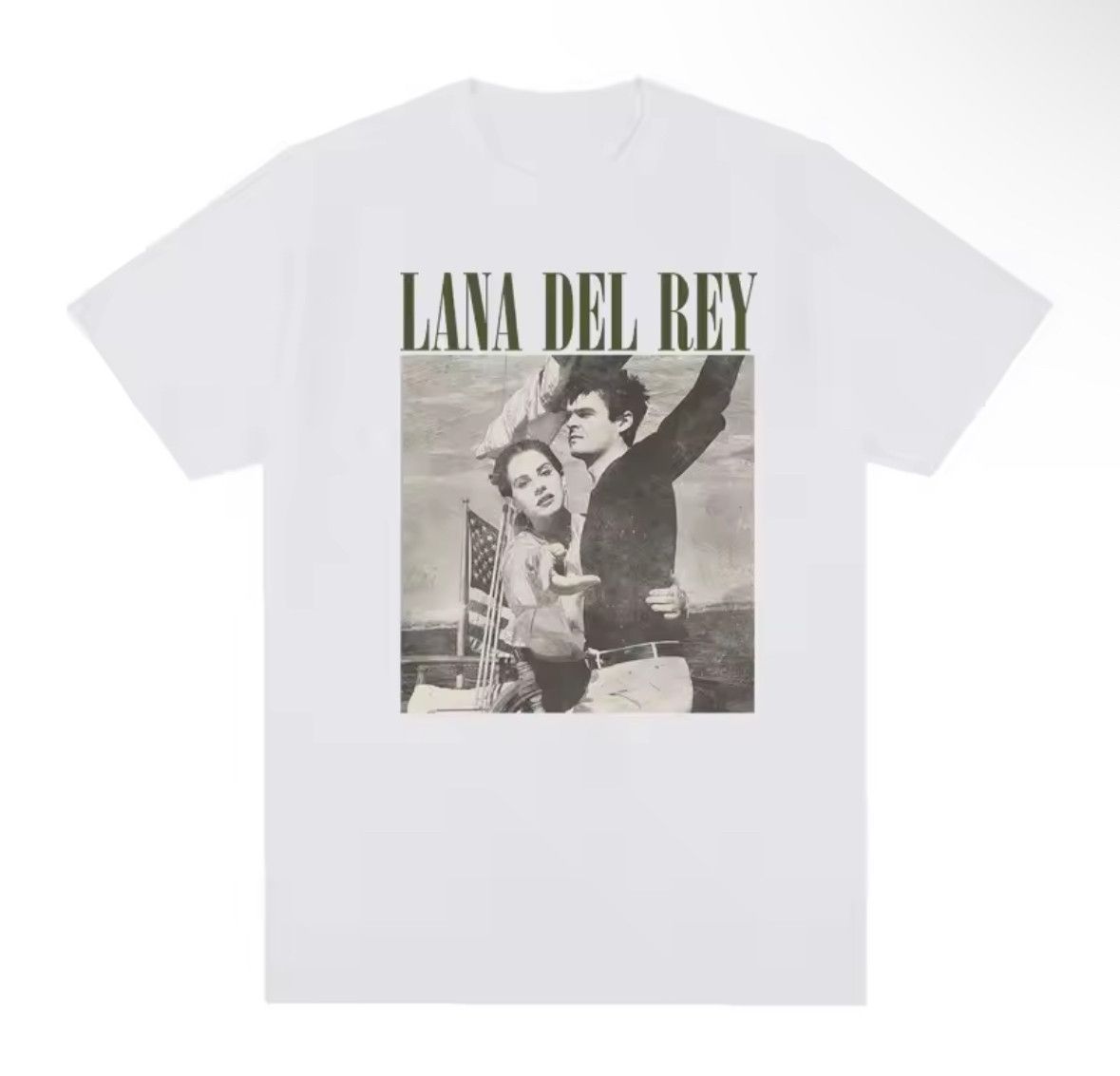 Vintage Streetwear Lana Del Rey Ldr Sailing White T-Shirt Size XS / US 0-2 / IT 36-38 - 1 Thumbnail