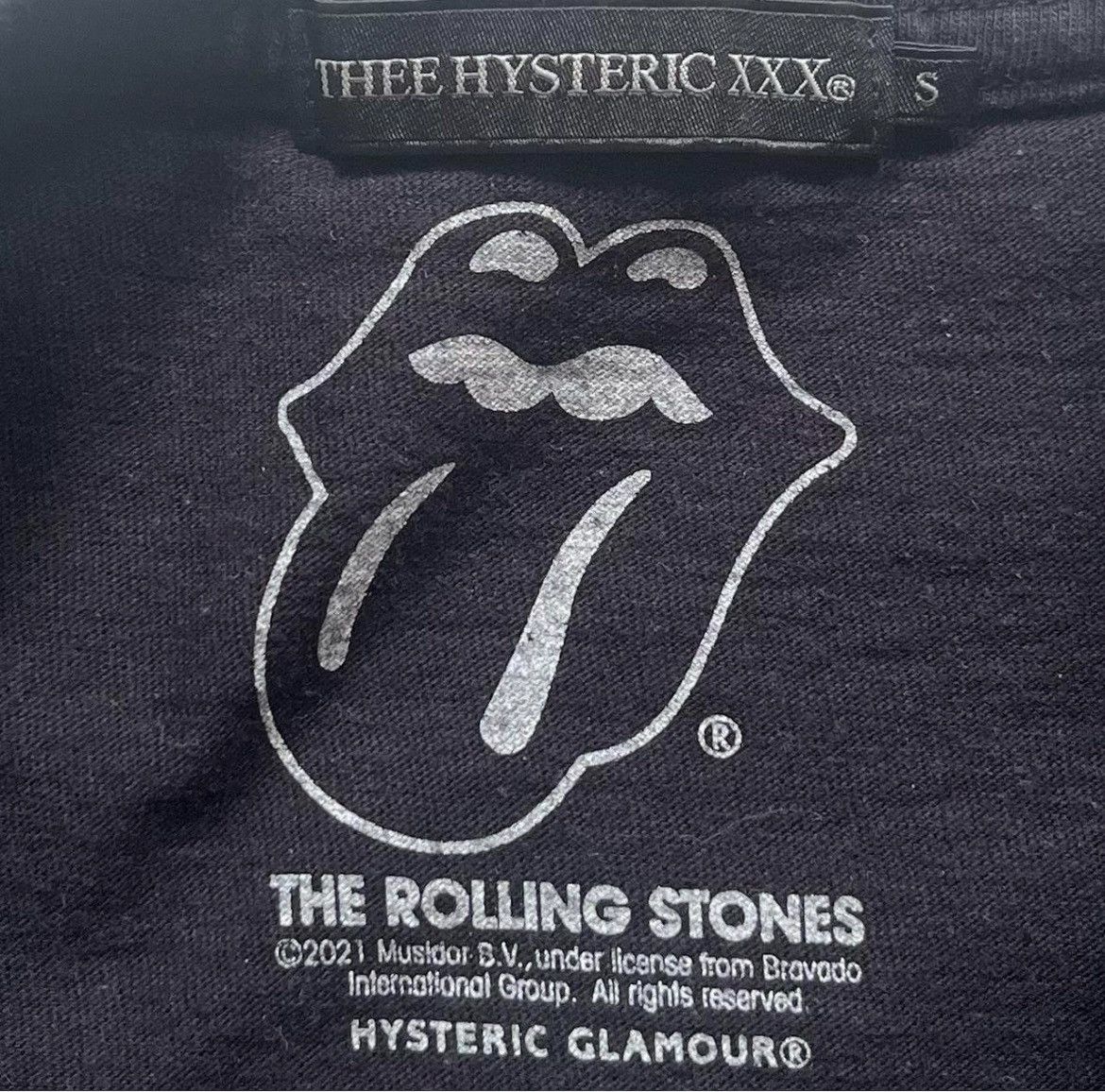 Hysteric Glamour × Japanese Brand × The Rolling Stones Hysteric Glamour X The Rolling Stones Tee Size US S / EU 44-46 / 1 - 3 Thumbnail