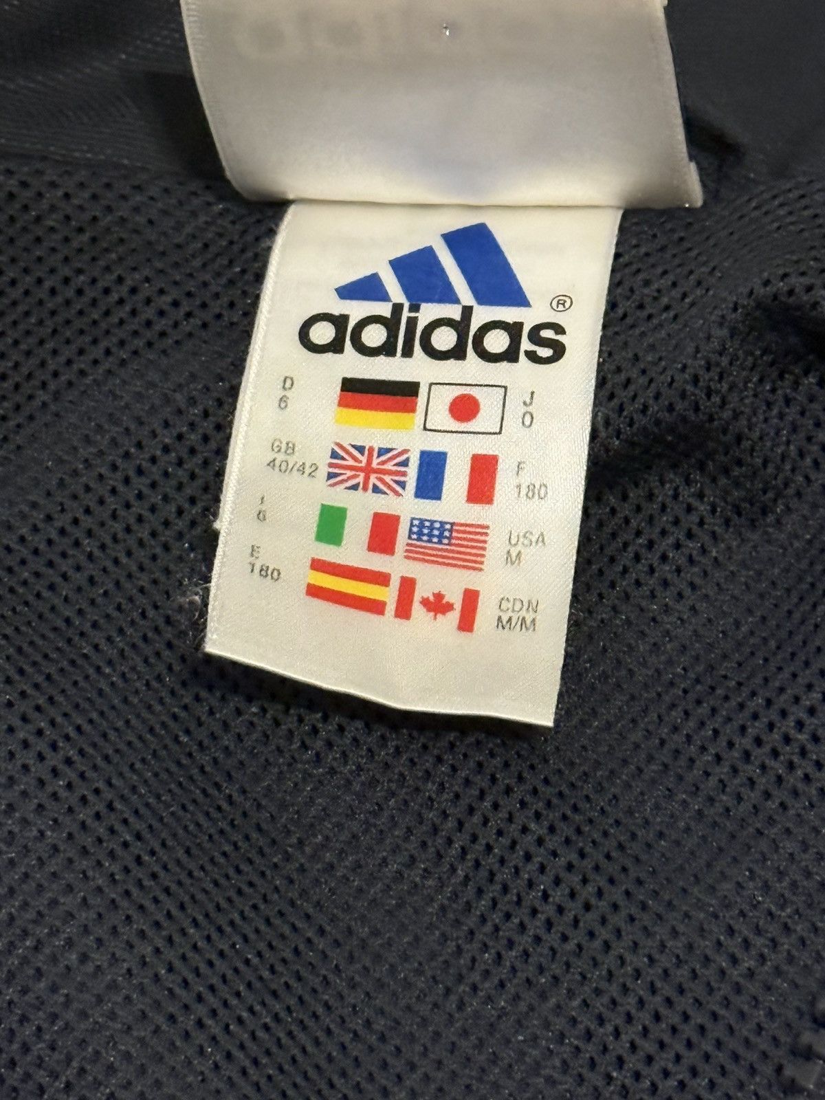 Adidas Marseille 2001/02 Track Jacket Size M Size US M / EU 48-50 / 2 - 4 Thumbnail