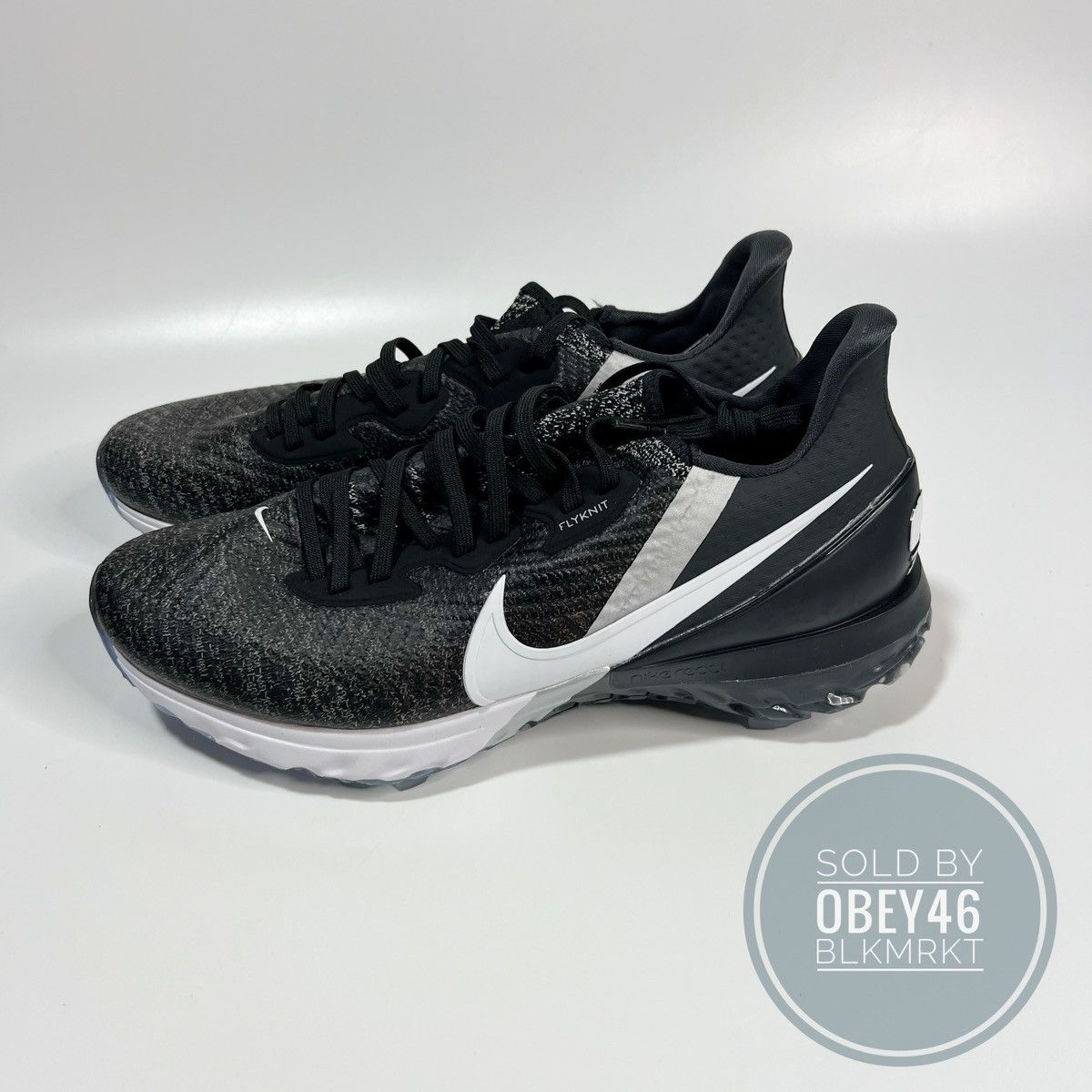 Nike Air Zoom Infinity Tour PMO Flyknit Golf Shoes 9.5