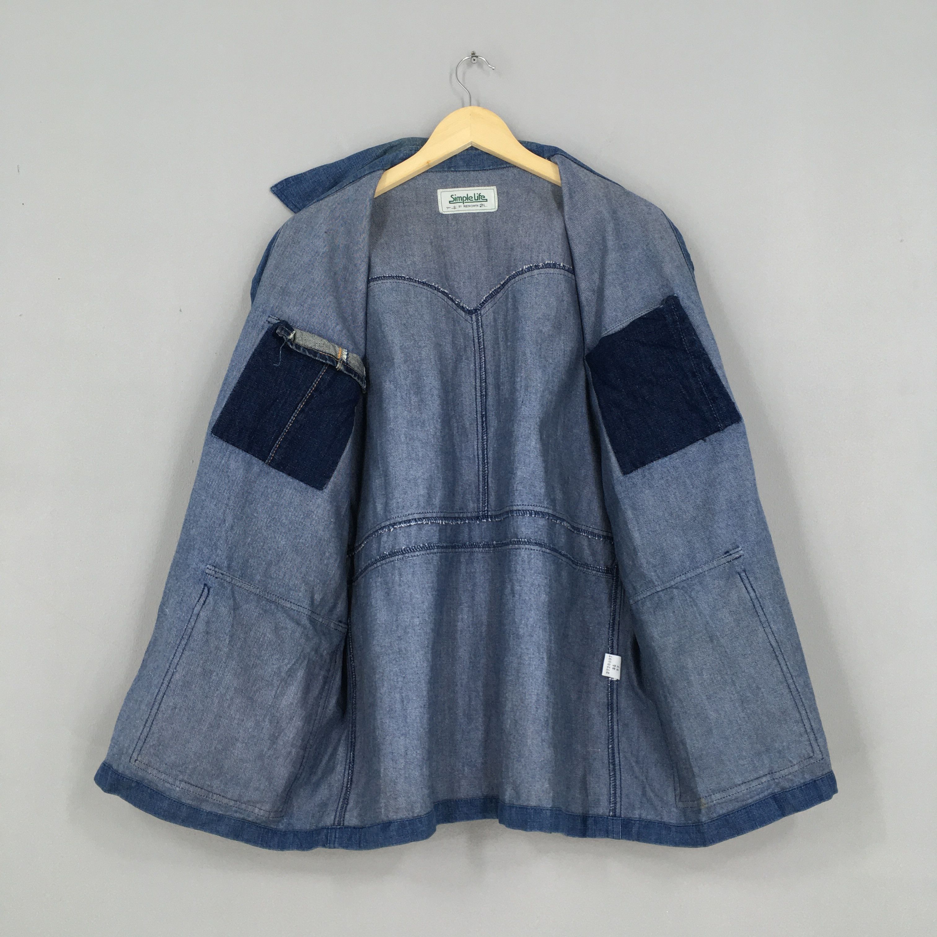 Vintage Vintage Simple Life Denim Worker Jacket Large Size US L / EU 52-54 / 3 - 7 Thumbnail