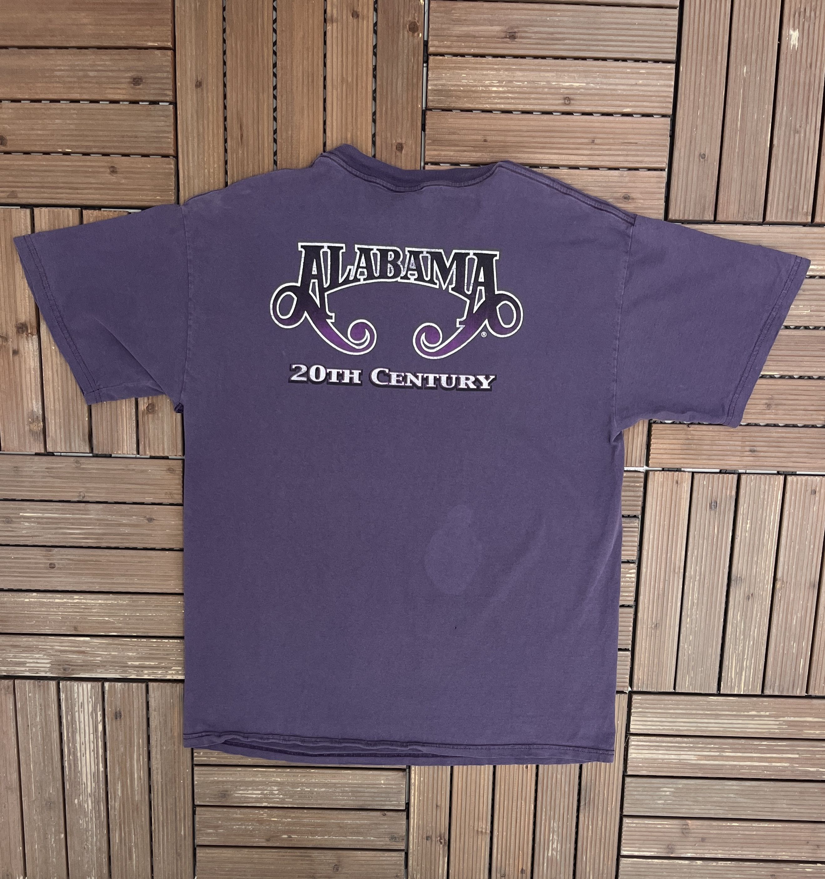 Vintage Alabama 20th Century Vintage Purple T-Shirt Tee Size US XL / EU 56 / 4 - 4 Thumbnail