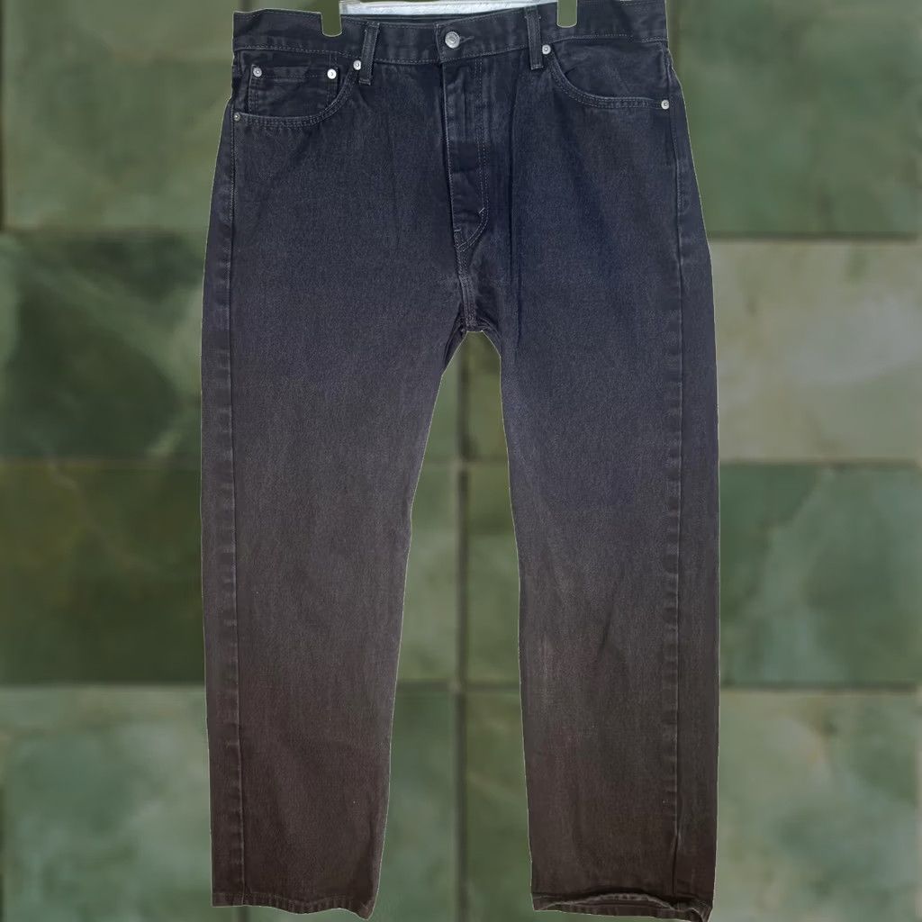 Levi's VINTAGE Levis 505 Jeans Mens 38x32 Black Regular Fit Straight Leg Denim Zip Fly Size US 38 / EU 54 - 1 Thumbnail