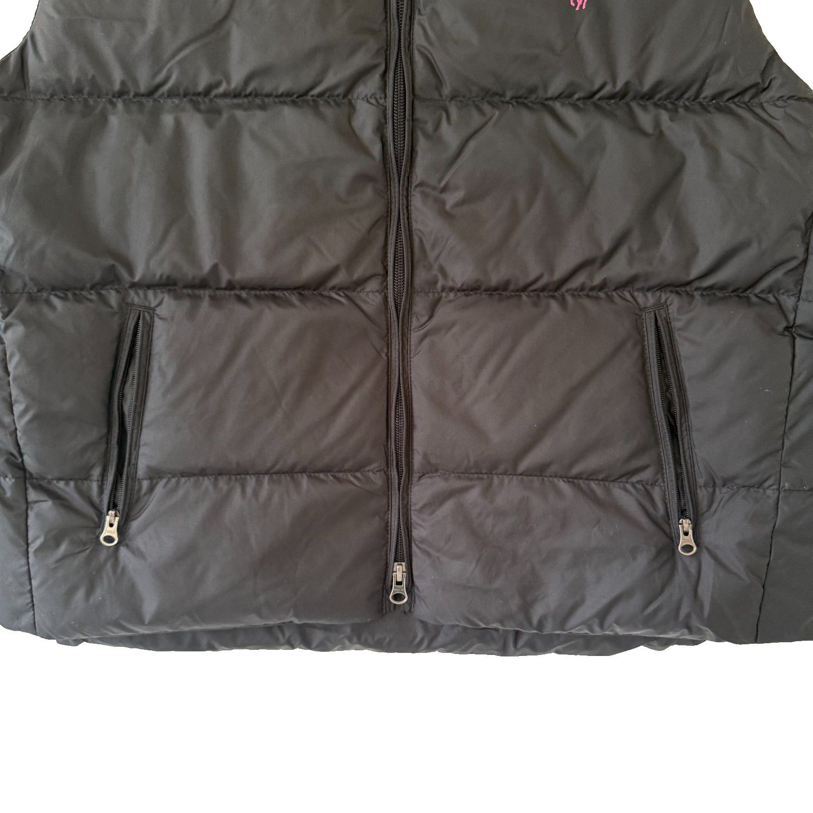 Lauren Ralph Lauren Ralph Lauren Black Down Puffer Vest Pink Pony XL Women Size XL / US 12-14 / IT 48-50 - 3 Thumbnail