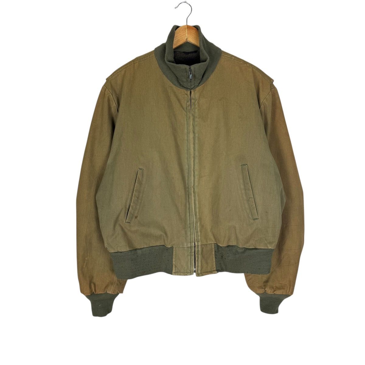 I. Spiewak And Sons 🌟VTG 70s I SPIEWAK SONS COMBAT TANKER T1 BOMBER JACKET Size US L / EU 52-54 / 3 - 5 Thumbnail
