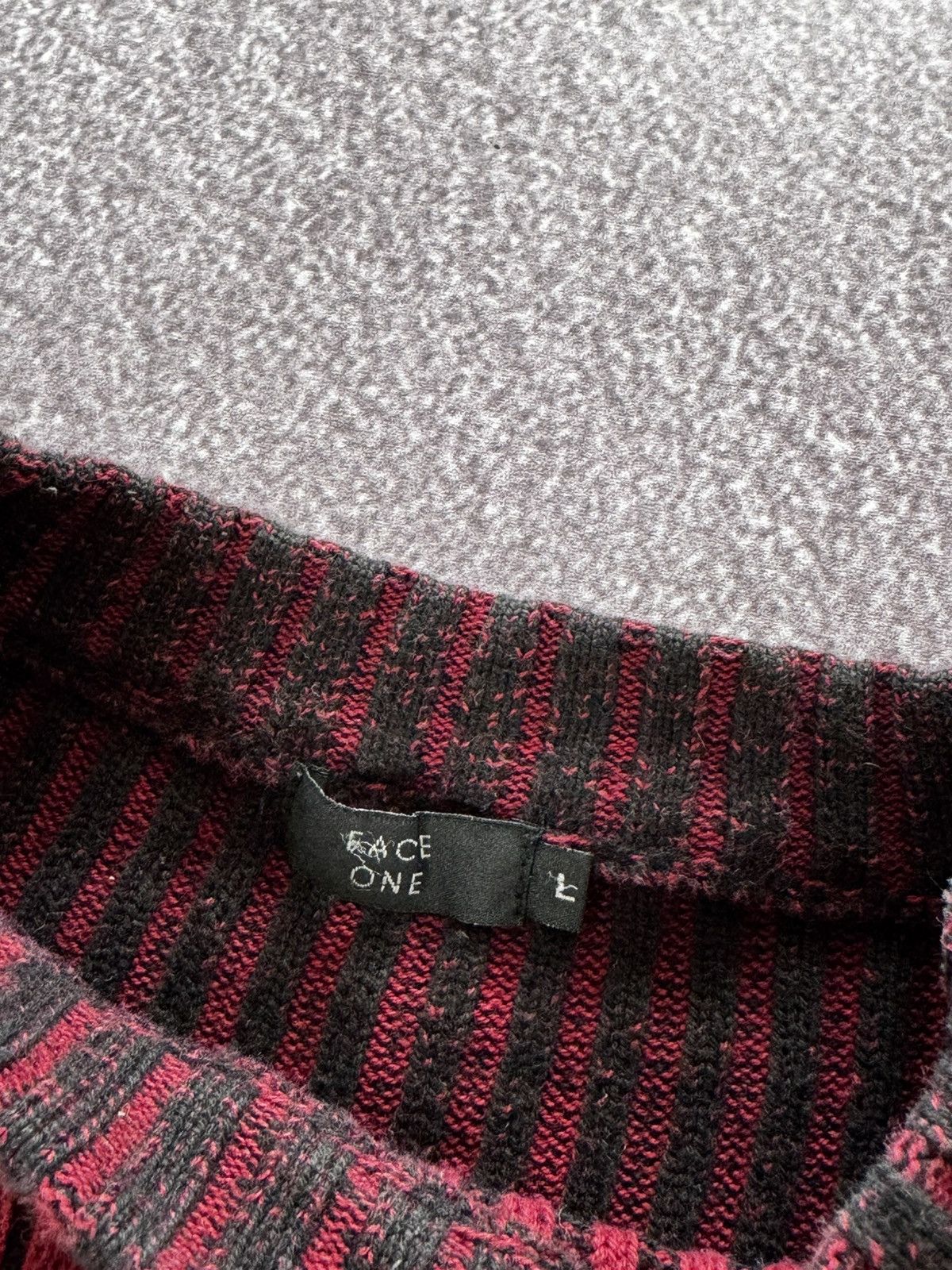 If Six Was Nine Vintage 90's Japanese Style Mens Dark Zip Ribbed Sweater Y2K Size US L / EU 52-54 / 3 - 6 Thumbnail