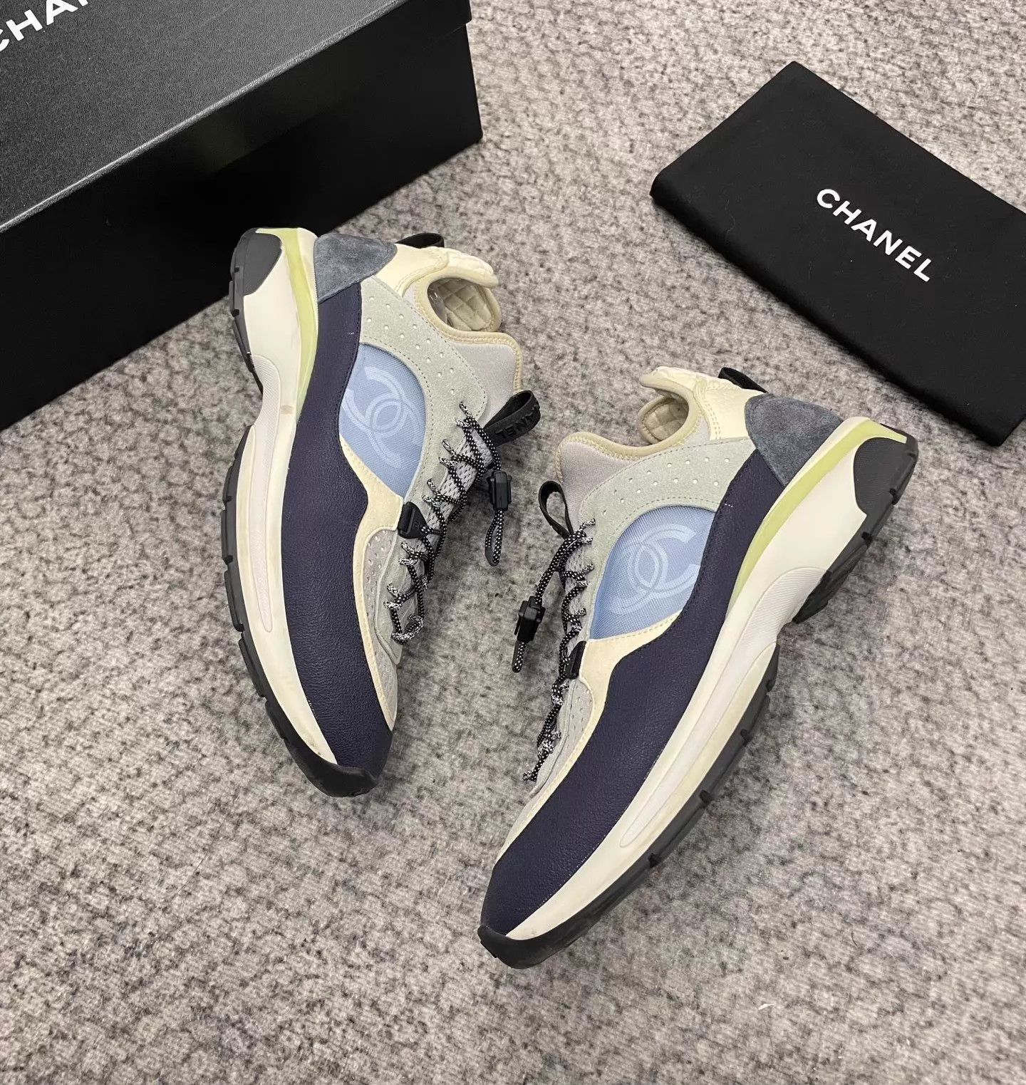 Chanel Chanel Color Blocked Sneakers 42 Clean Fresh Stylish Size US 9 / EU 42 - 3 Thumbnail