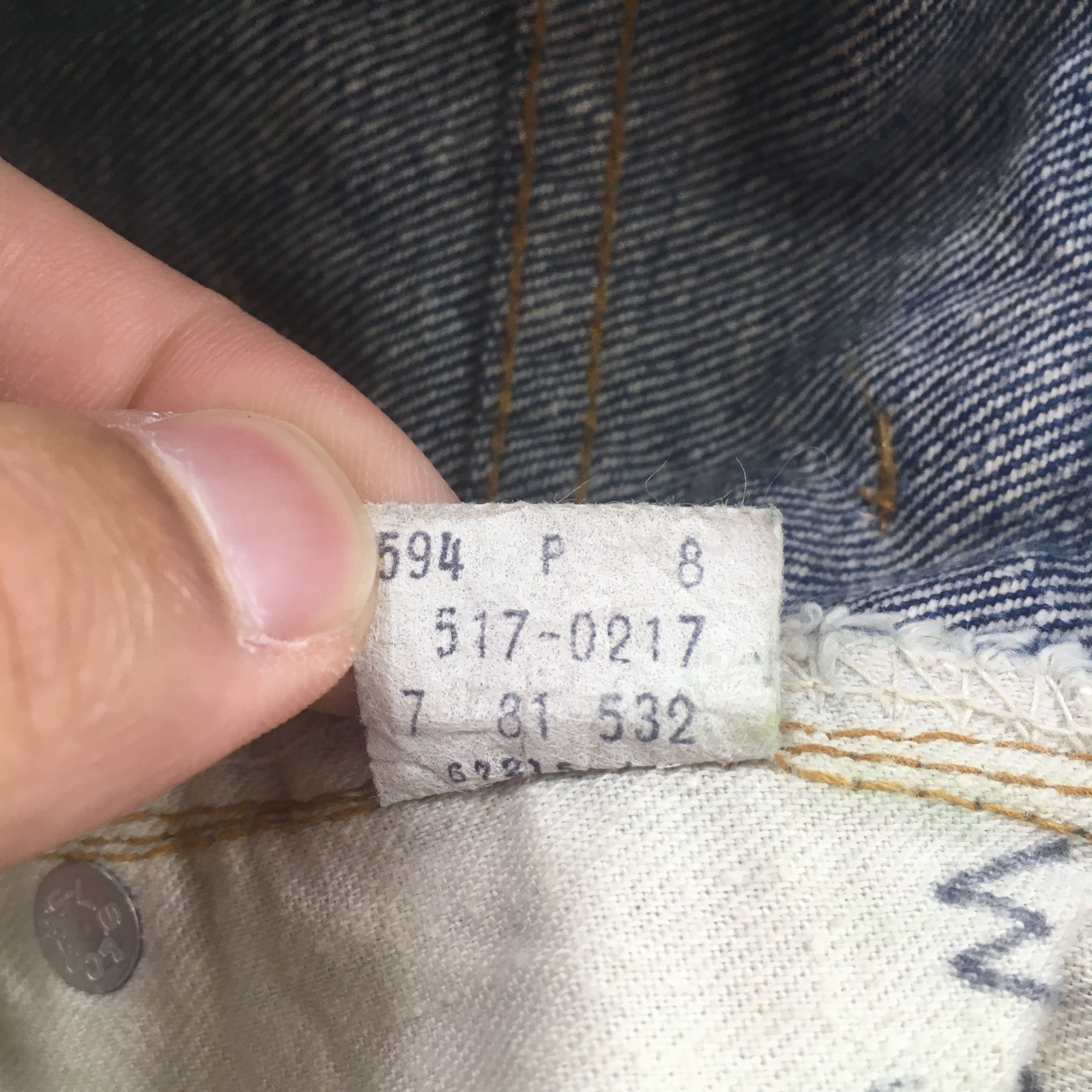 Levi's Size 32x31 80s Levi's 517 Bootcut Bell Bottom Jeans S1988 Size US 32 / EU 48 - 15 Thumbnail