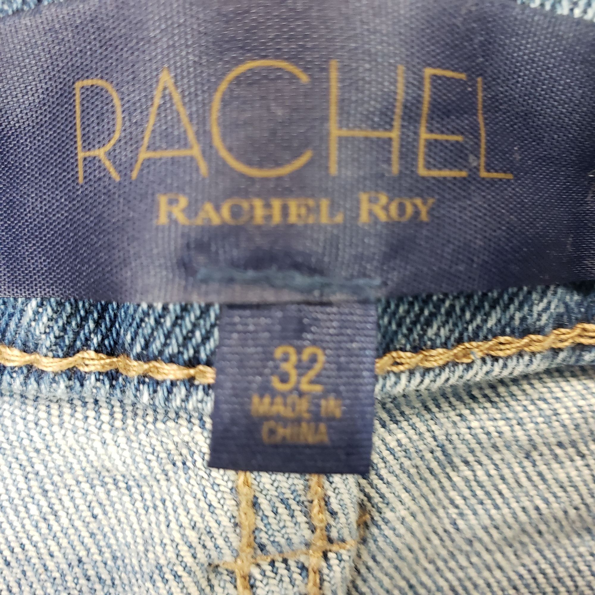 Other Rachel Roy High-Rise Wide-Leg Denim Jeans With Snap Button Size 24" / US 00 / IT 34 - 11 Thumbnail