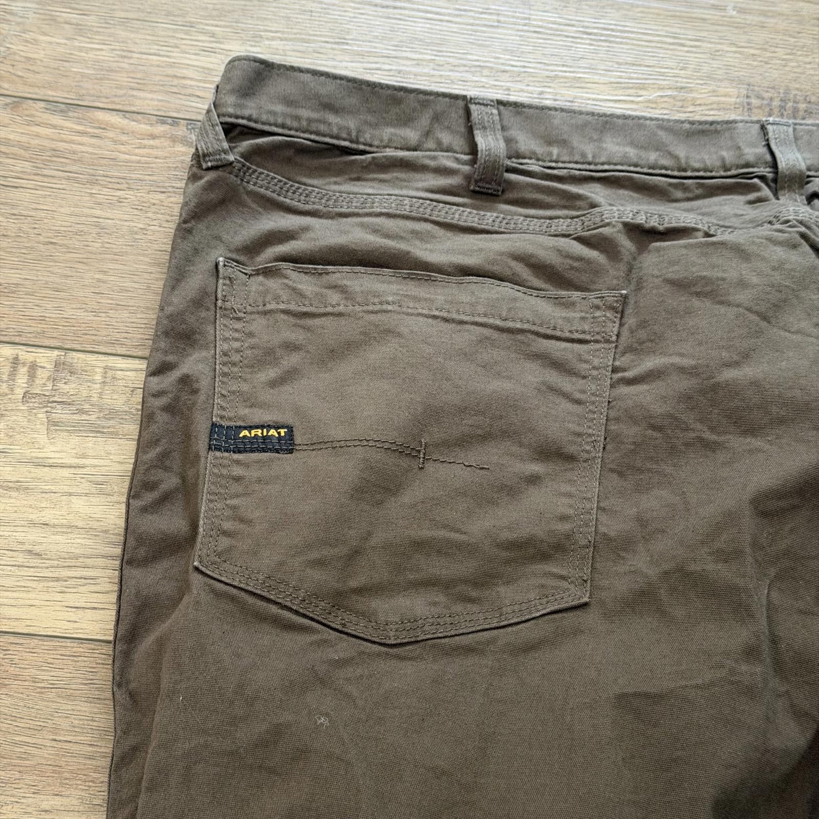 Ariat Ariat Rebar M4 Relaxed Straight Brown Work Pants 50x30 Size US 44 / EU 60 - 10 Thumbnail