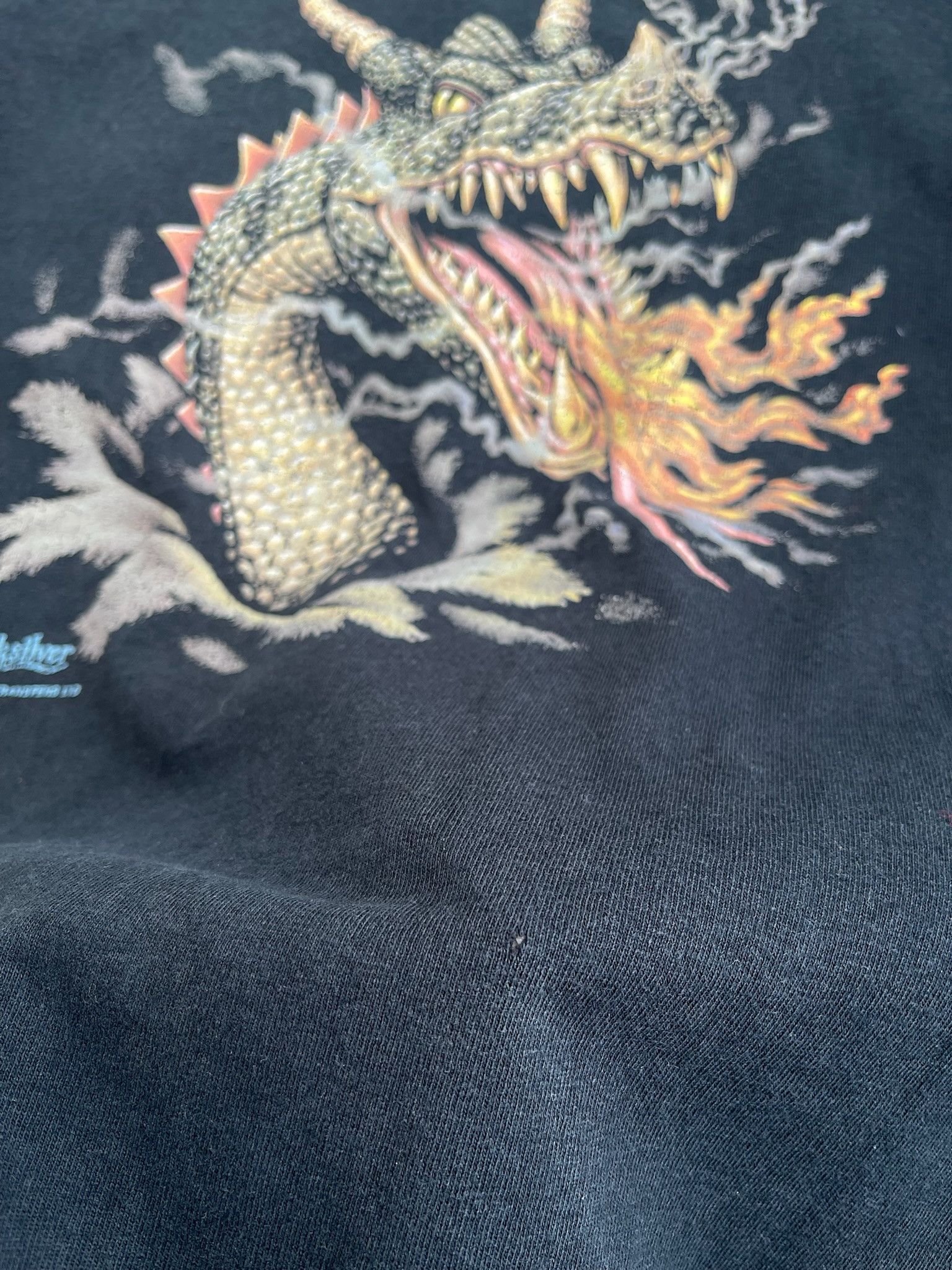 Quicksilver Vintage Quicksilver tShirt dragon 90s surf skate Size US XL / EU 56 / 4 - 10 Thumbnail