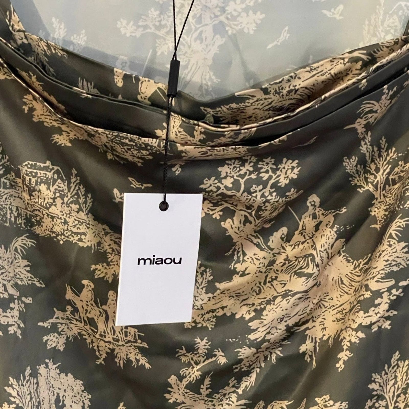 Miaou MIAOU GINGER FLORAL-PRINT WOVEN MINI DRESS SZ:S NWT Size M / US 6-8 / IT 42-44 - 11 Thumbnail
