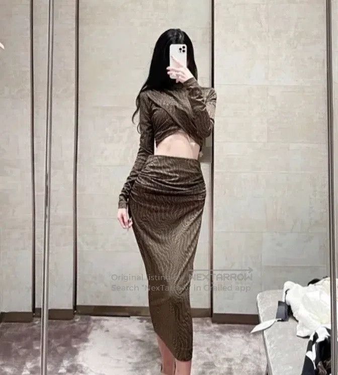Fendi Fendi Brown full-printed bandeau dress Size XS / US 0-2 / IT 36-38 - 1 Thumbnail