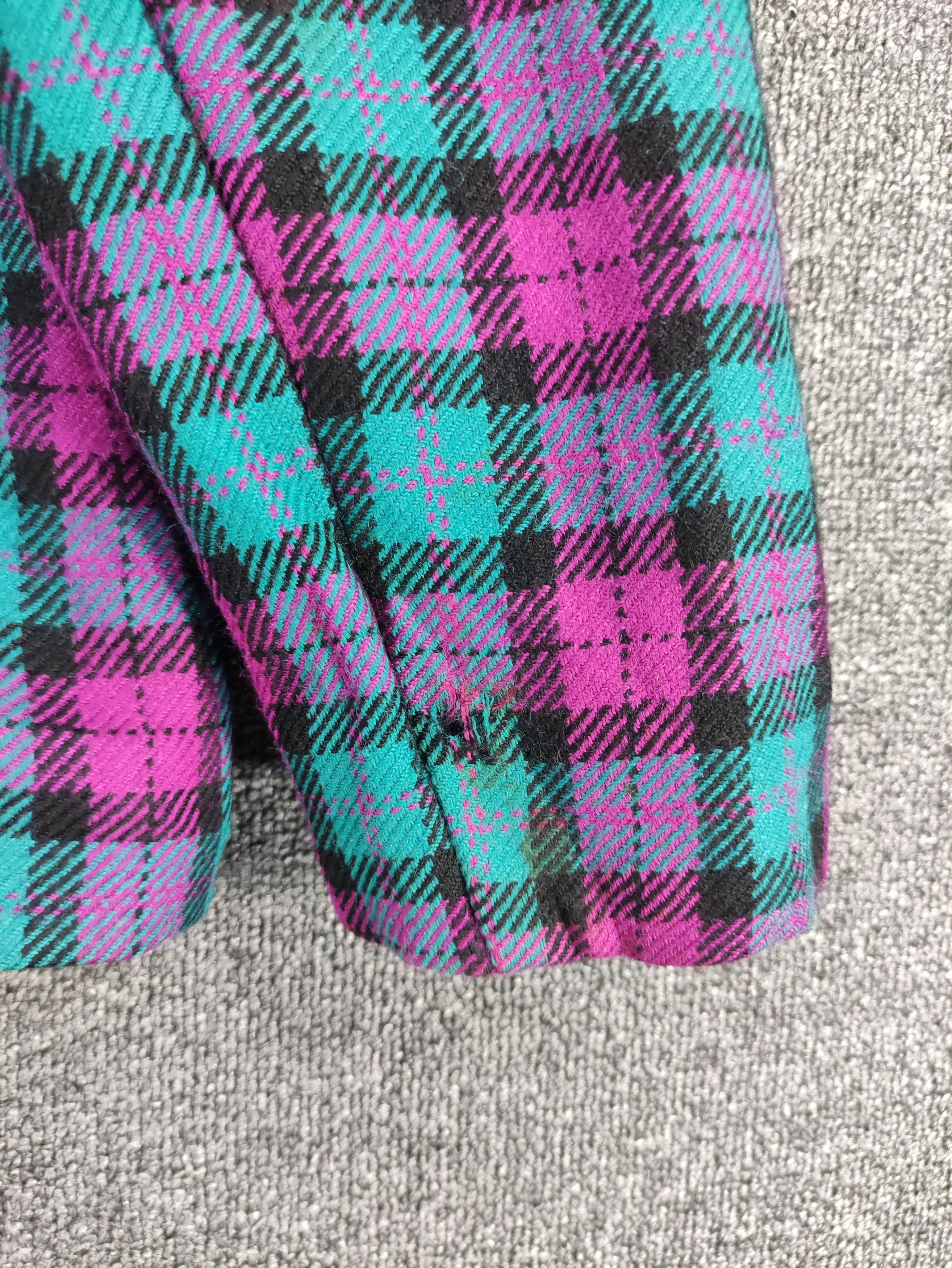 Hardy Amies Vintage Hardy Amies Boutique Checkered Wool Jacket Size M / US 6-8 / IT 42-44 - 9 Thumbnail