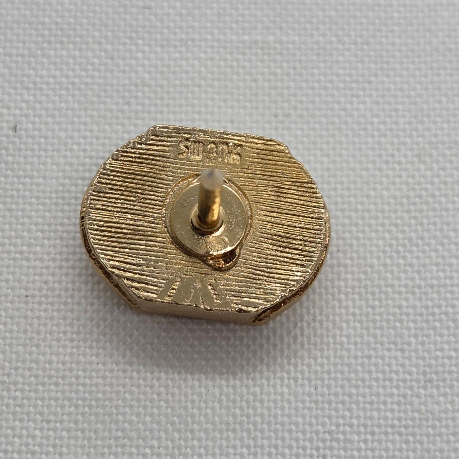 Vintage Swank Brown Cat Eye Tie Pin, Men's — image 4 of 6