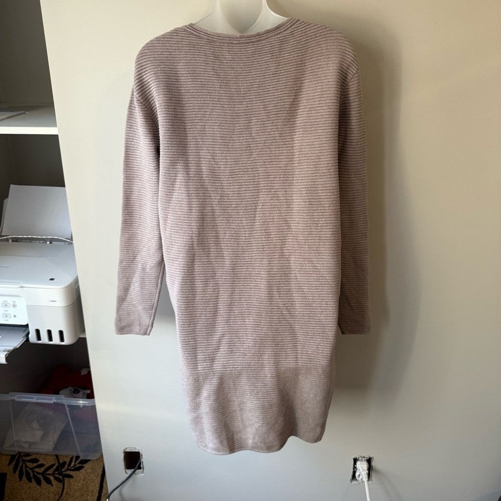 Aritzia Wilfred Campanule Beige Long Sleeve Sweater Dress Size M / US 6-8 / IT 42-44 - 4 Thumbnail