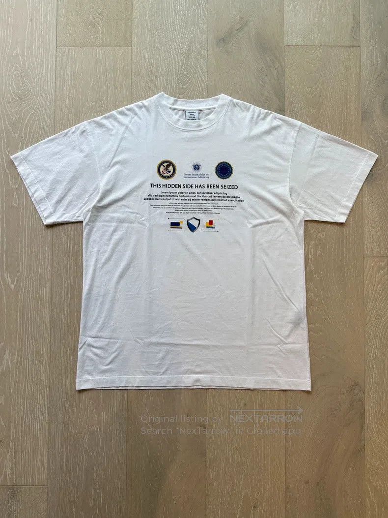 Vetements Vetements Marianas Web Tee | Grailed