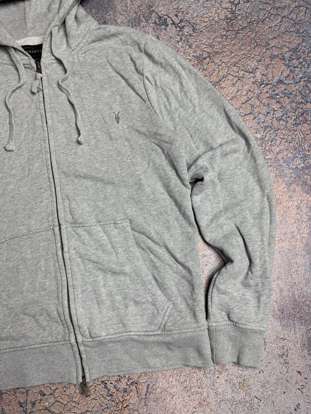 Allsaints Vintage Allsaints Full Zip Hoodie Jumper Pullover Size US M / EU 48-50 / 2 - 3 Thumbnail