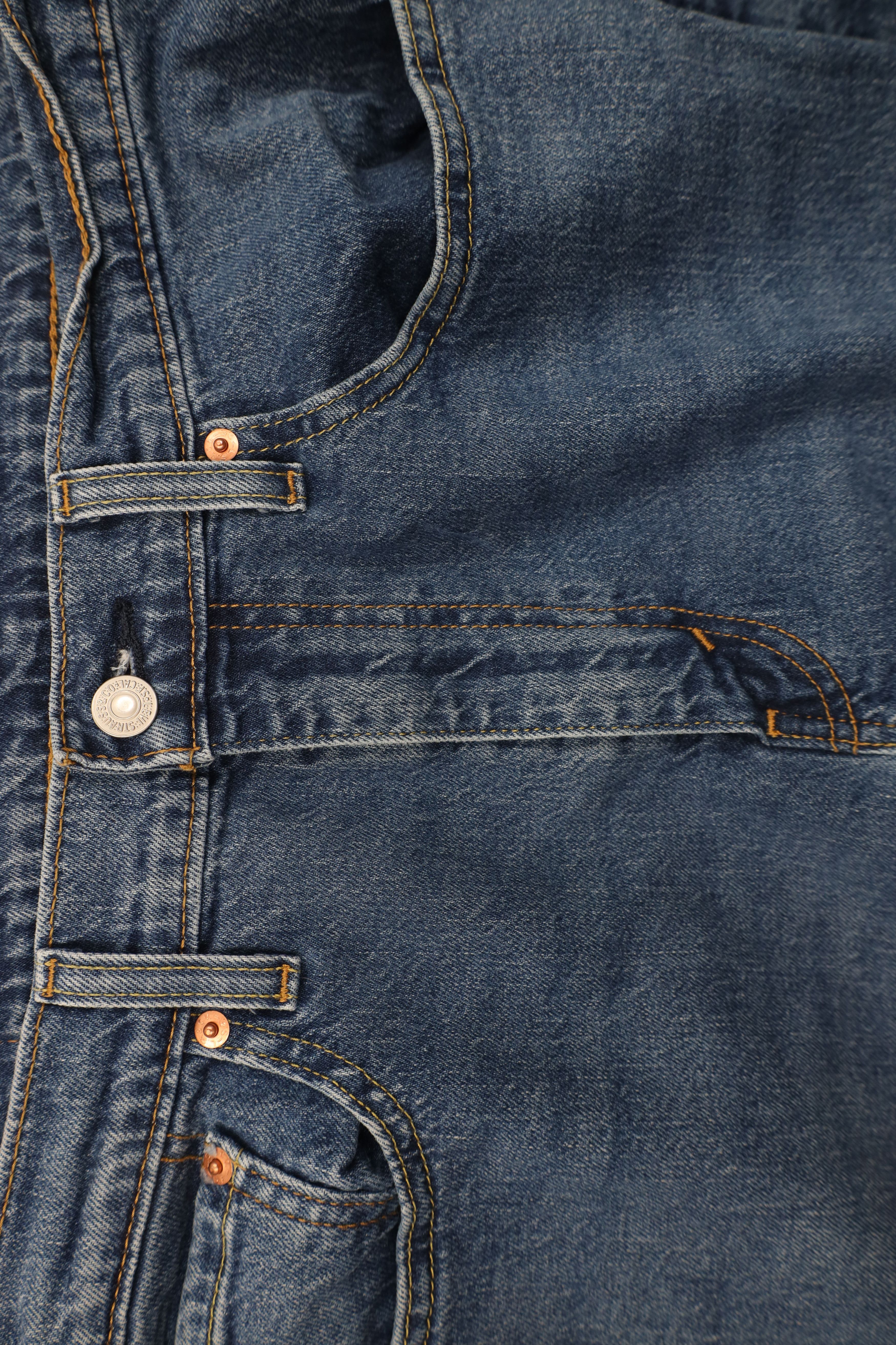 Levi's Vintage Y2K Levis 505 Stretch Regular Straight Leg Jeans Size US 36 / EU 52 - 8 Thumbnail
