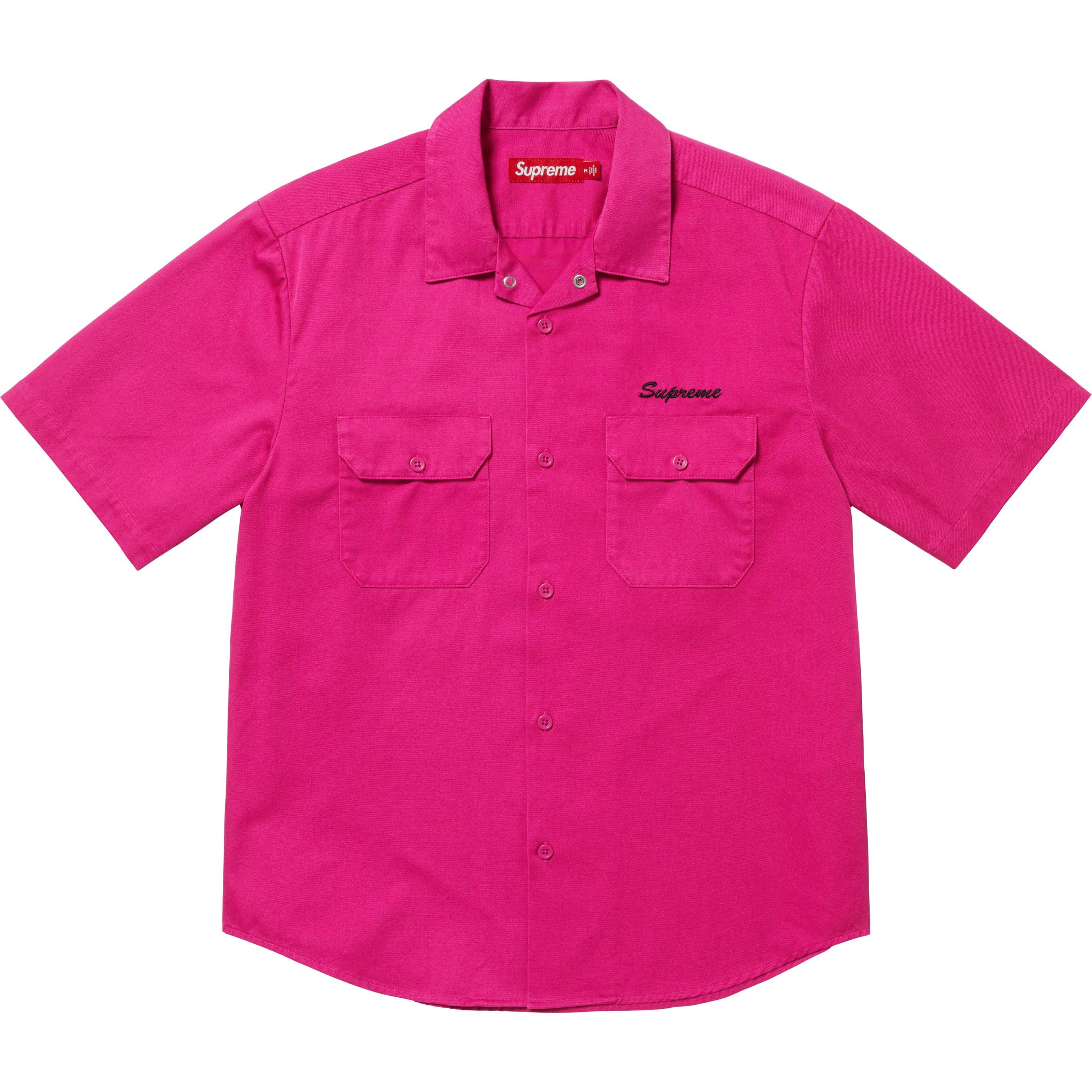 Supreme Supreme Rhinestone Pin Up S/S Work Shirt Size US M / EU 48-50 / 2 - 2 Thumbnail