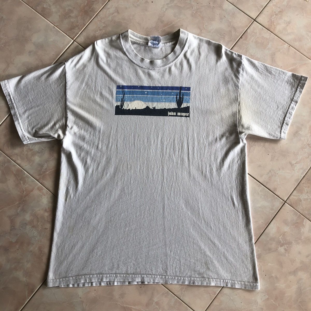 Vintage John Mayer Summer Tour 2002 Light Gray Size L Size US L / EU 52-54 / 3 - 1 Thumbnail