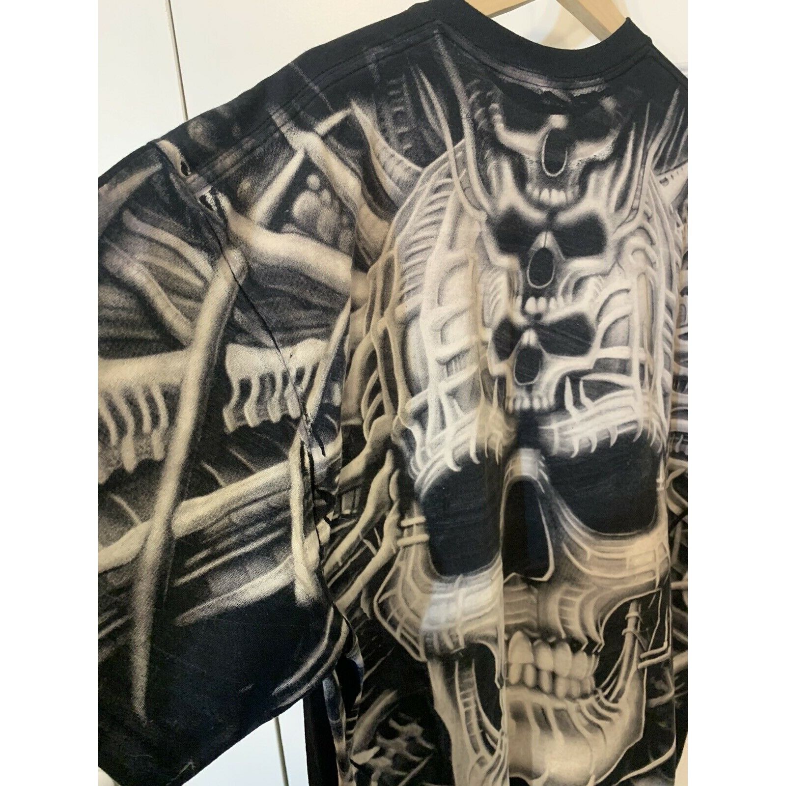 Gildan Gildan Skull Shirt Mens Black Sz XL Size US XL / EU 56 / 4 - 4 Thumbnail